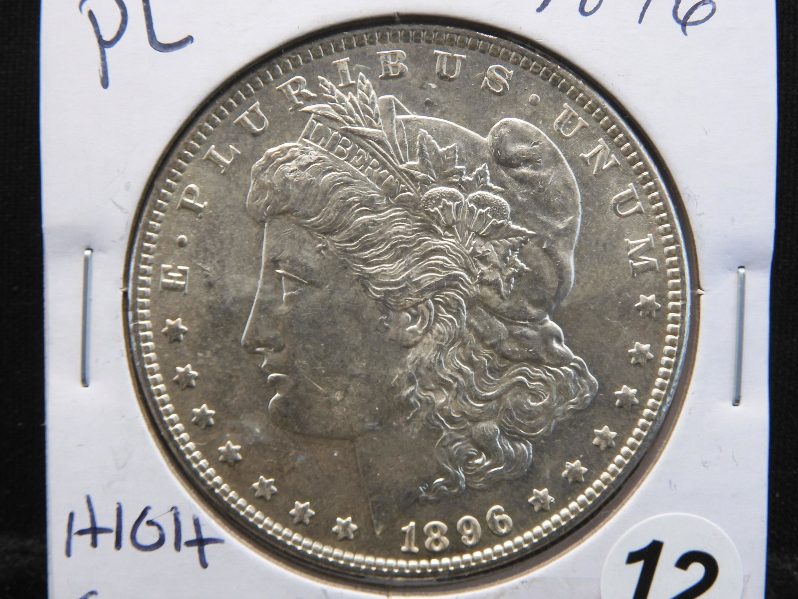 1896 Morgan Dollar - UNC Proof like / High MS Grade Coin - 90% Silver (1 of 3)