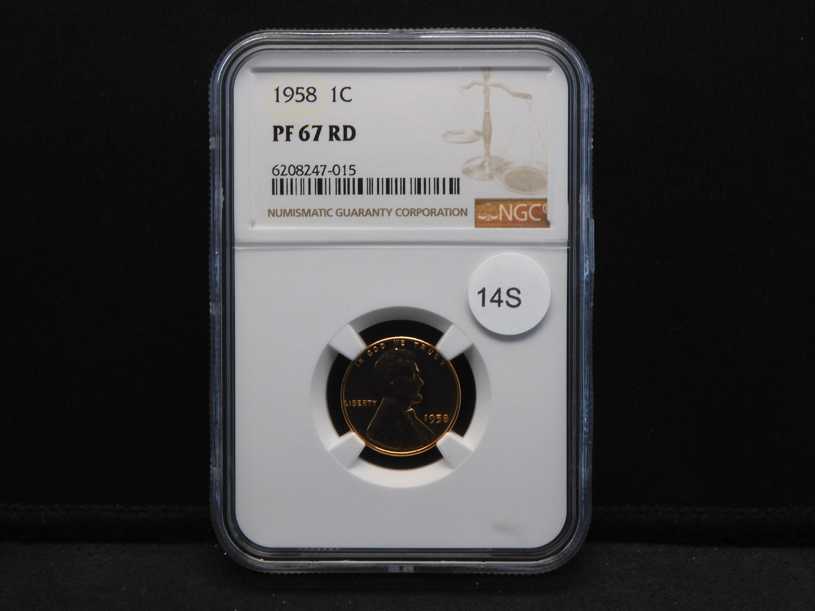 1958 Lincoln Proof Wheat Cent - NGC - PF 67 Red (1 of 4)