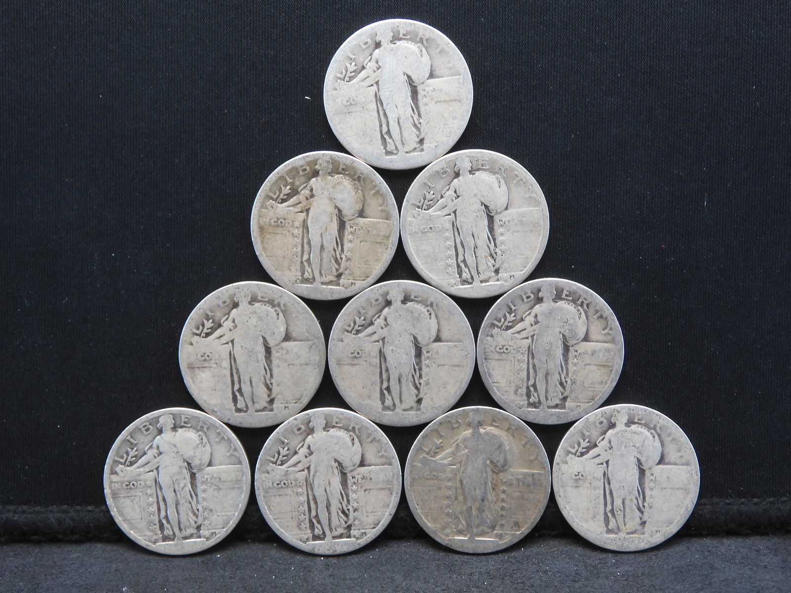 10 - Standing Liberty Quarters No Dates (1 of 2)