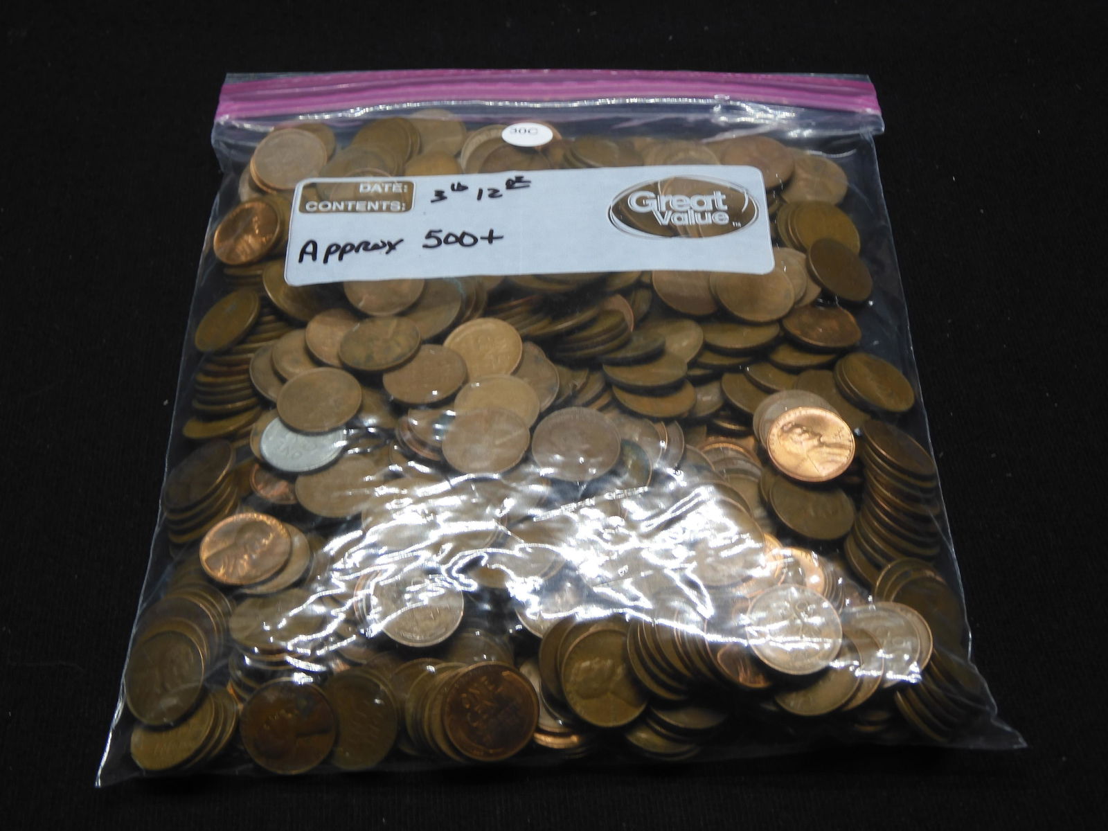 Approx. 500  Lincoln Wheat Cents (1 of 3)