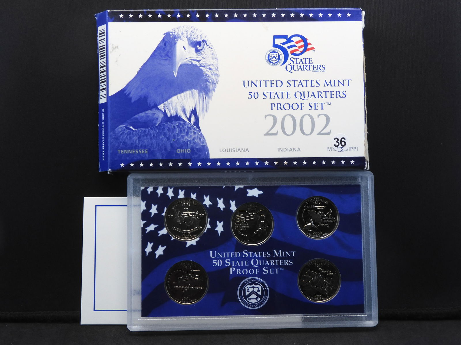 2002-S US Mint 50 State Quarter Proof Set (1 of 4)