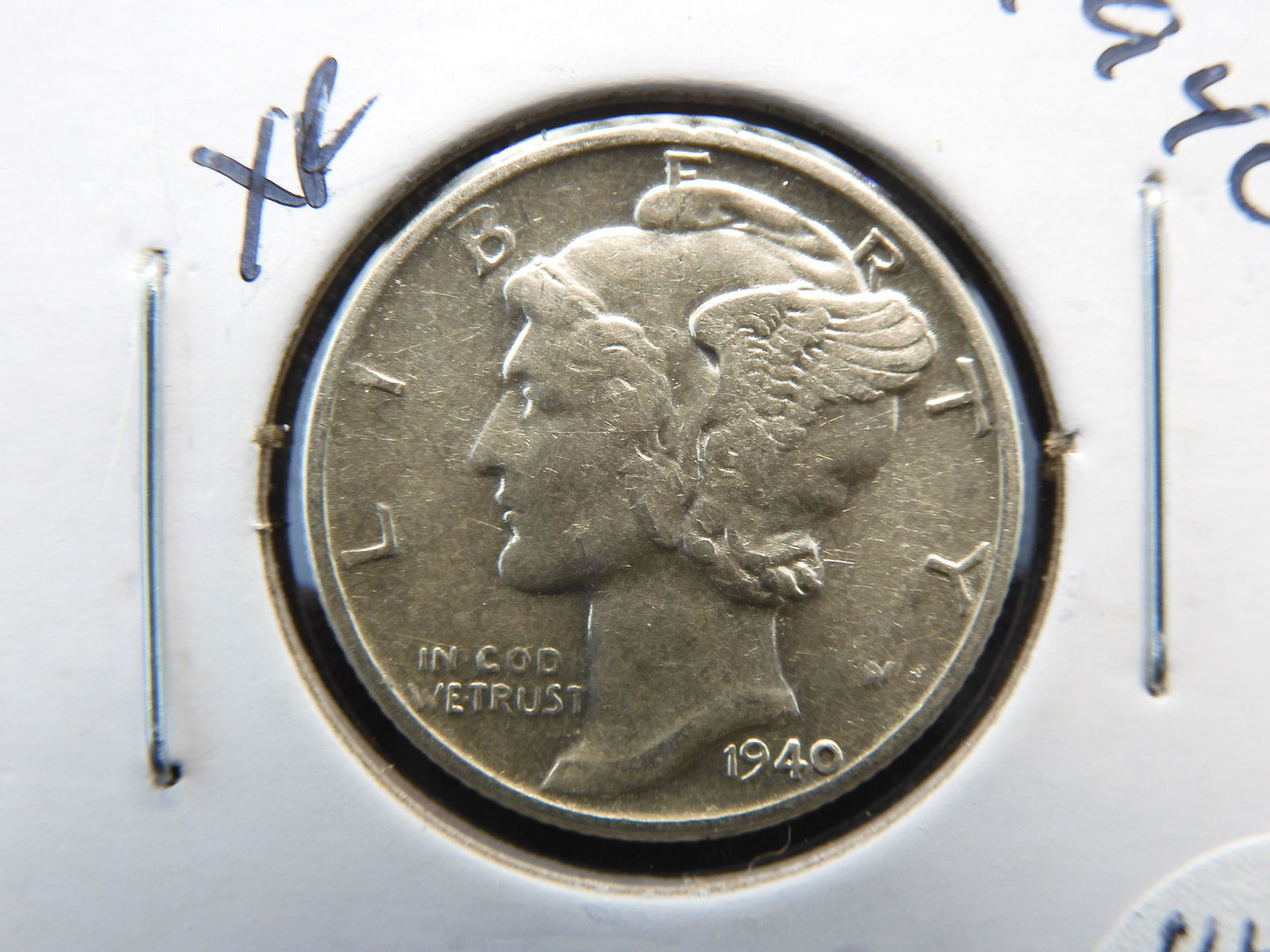 1940 Mercury Dime - Better Grade - Full Diagonal Bands! (1 of 3)