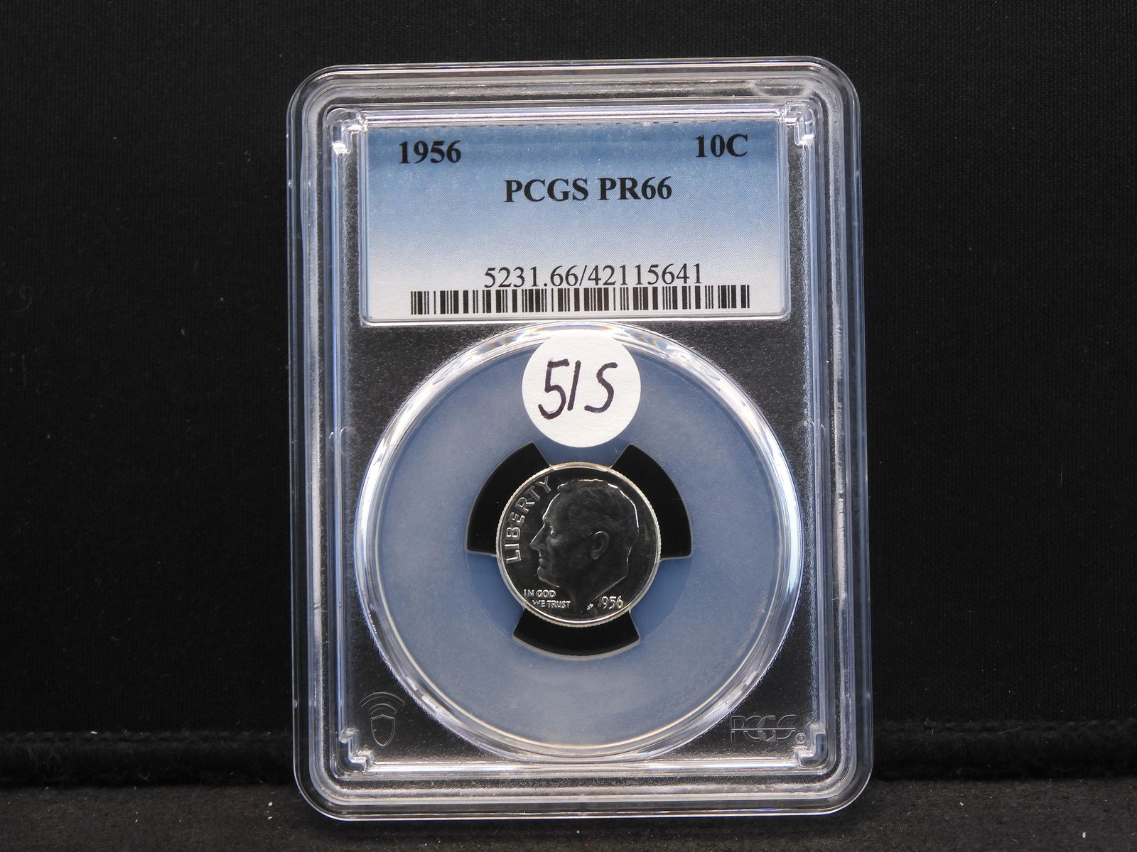 1956 Silver Proof Roosevelt Dime - PCGS - PR 66 (1 of 4)