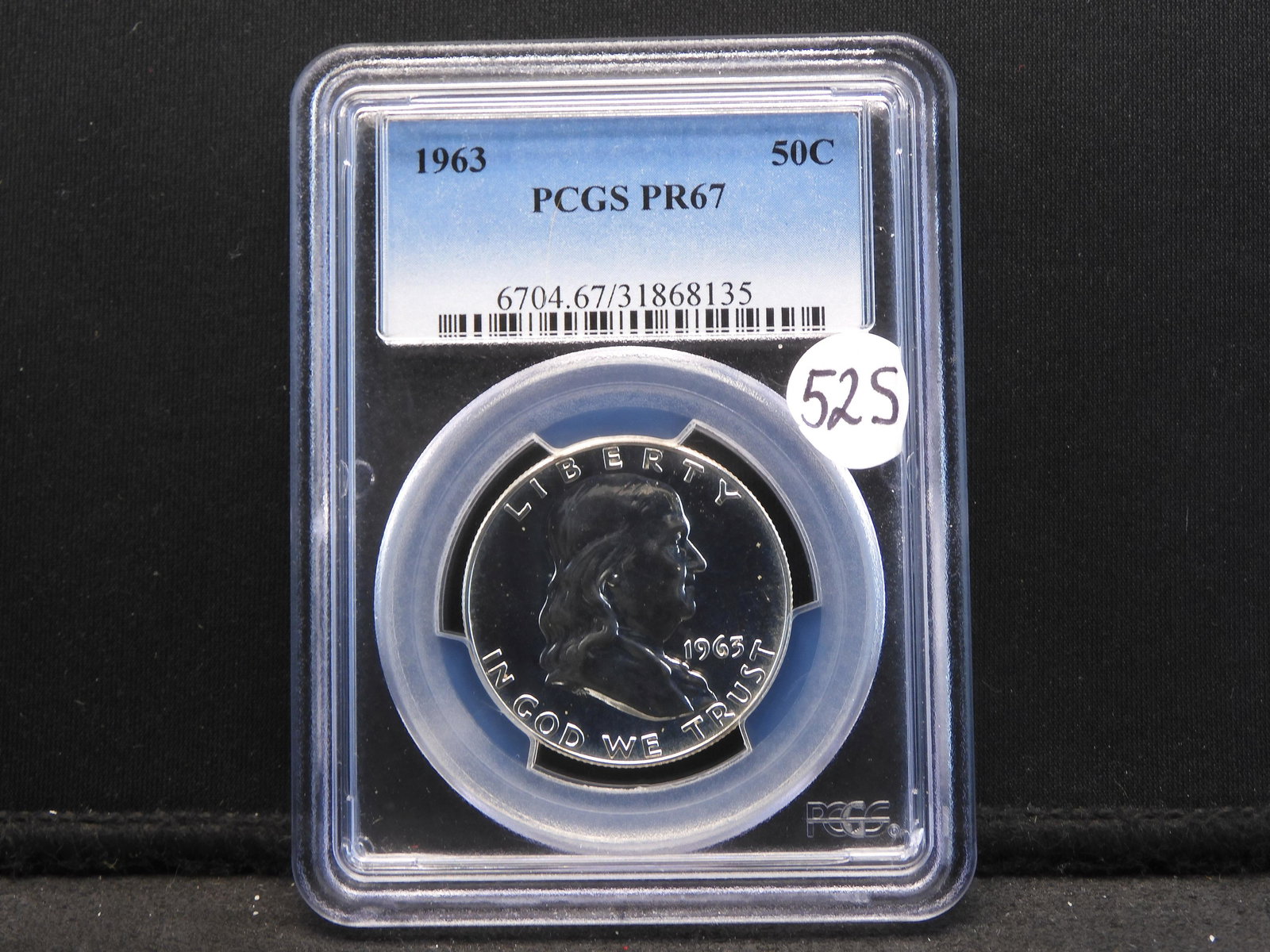 1963 Silver Proof Franklin Half Dollar - PCGS - PR 67 (1 of 4)