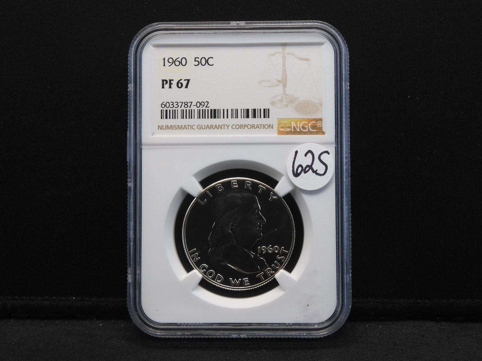 1960 Silver Proof Franklin Half Dollar - NGC - PF 67 (1 of 4)