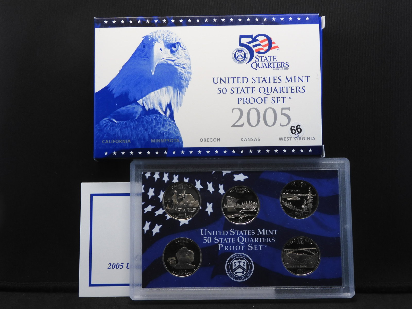 2005-S US Mint 50 State Quarter Proof Set: 2005-S US Mint 50 State Quarter Proof Set