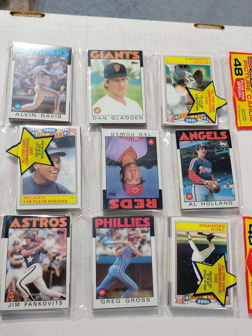 1986 Topps Baseball Rack Pack lot of (3) (1 of 2)