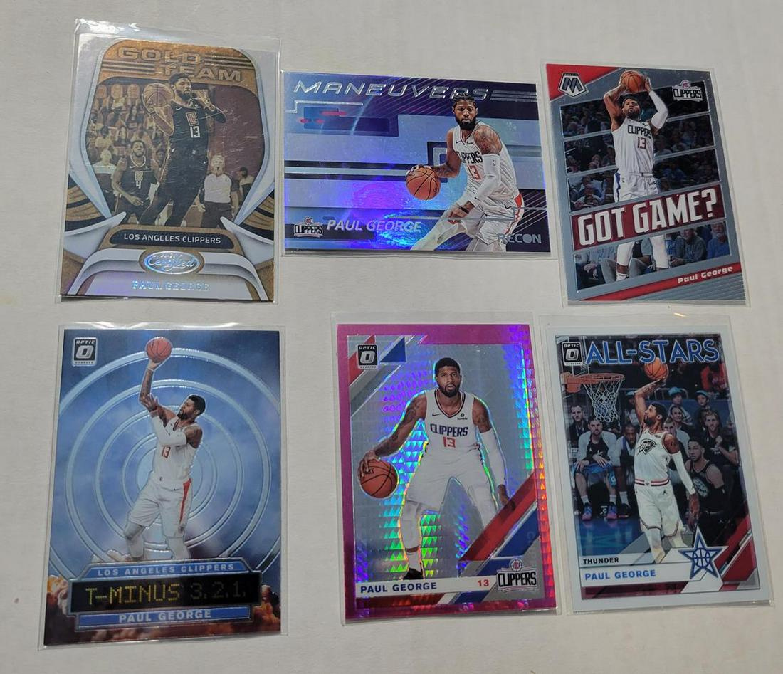 Lot of (15) Different Paul George Cards (1 of 2)