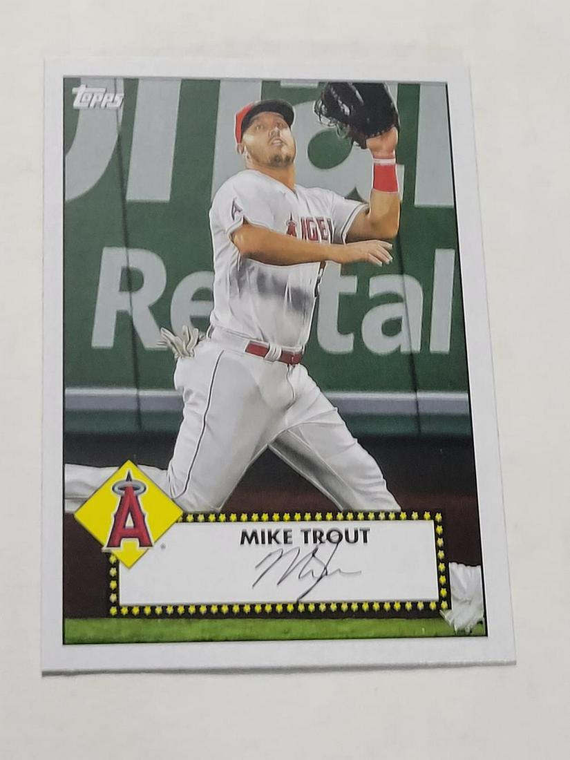 2021 Topps Redux 1952 Mike Trout # T52-27 (1 of 2)