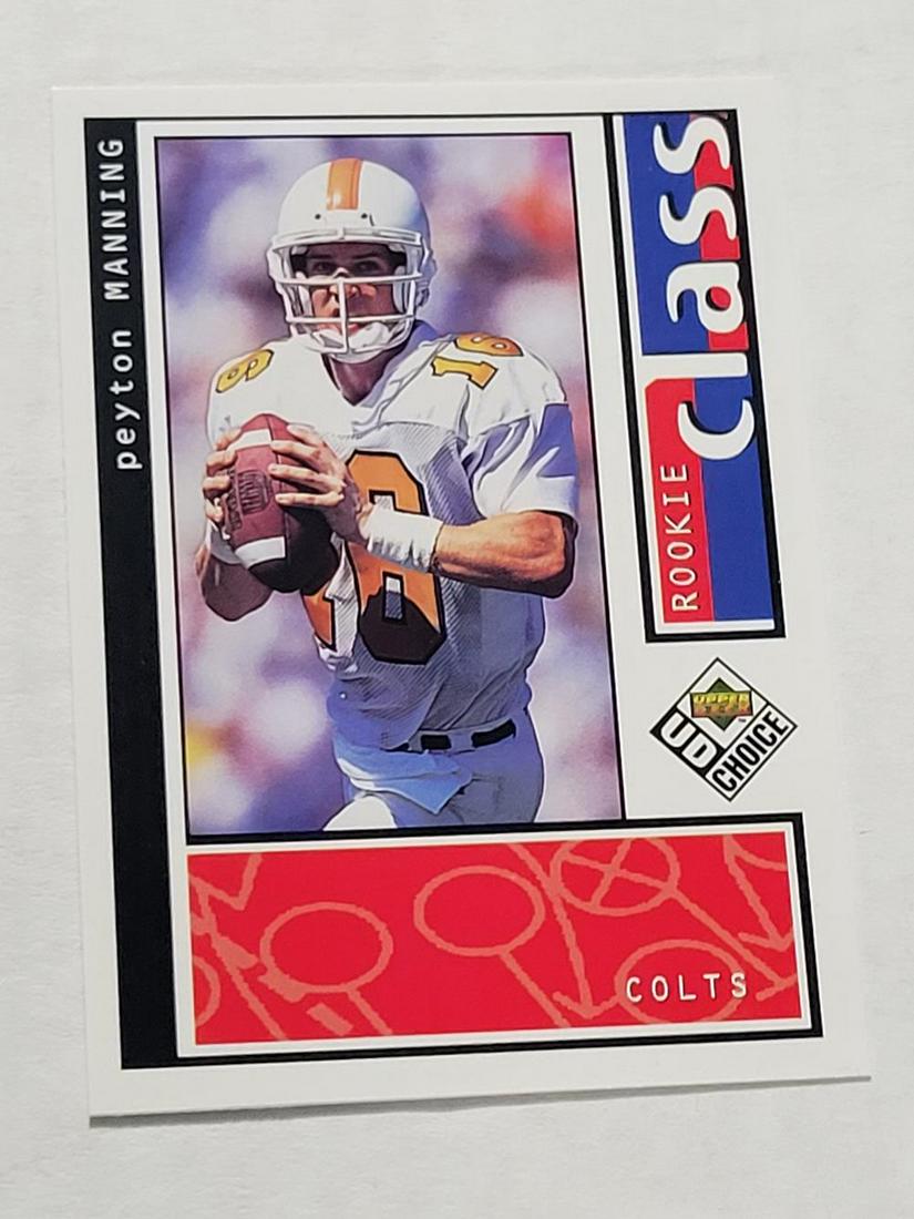 1998 UD Choice #193 Peyton Manning Rookie (1 of 2)