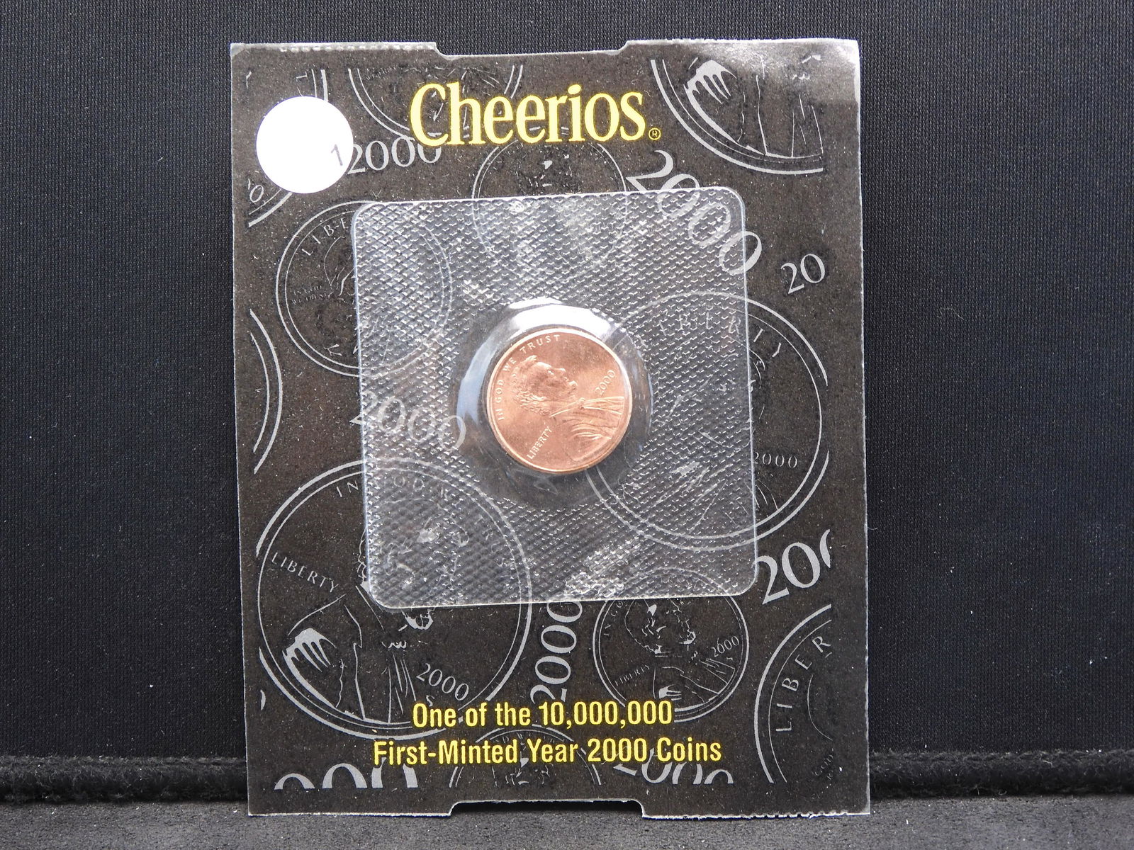 2000 Cheerios Cent in original package.  BU. (1 of 3)