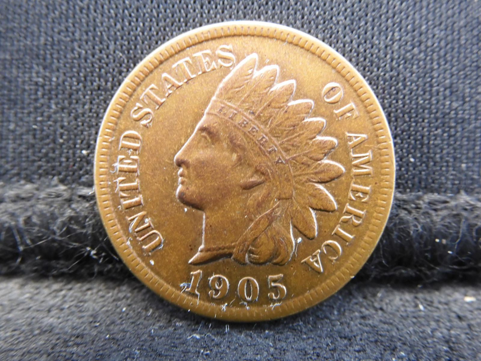 1905 Indian Cent.  Brown Uncirculated with great luster. (1 of 3)