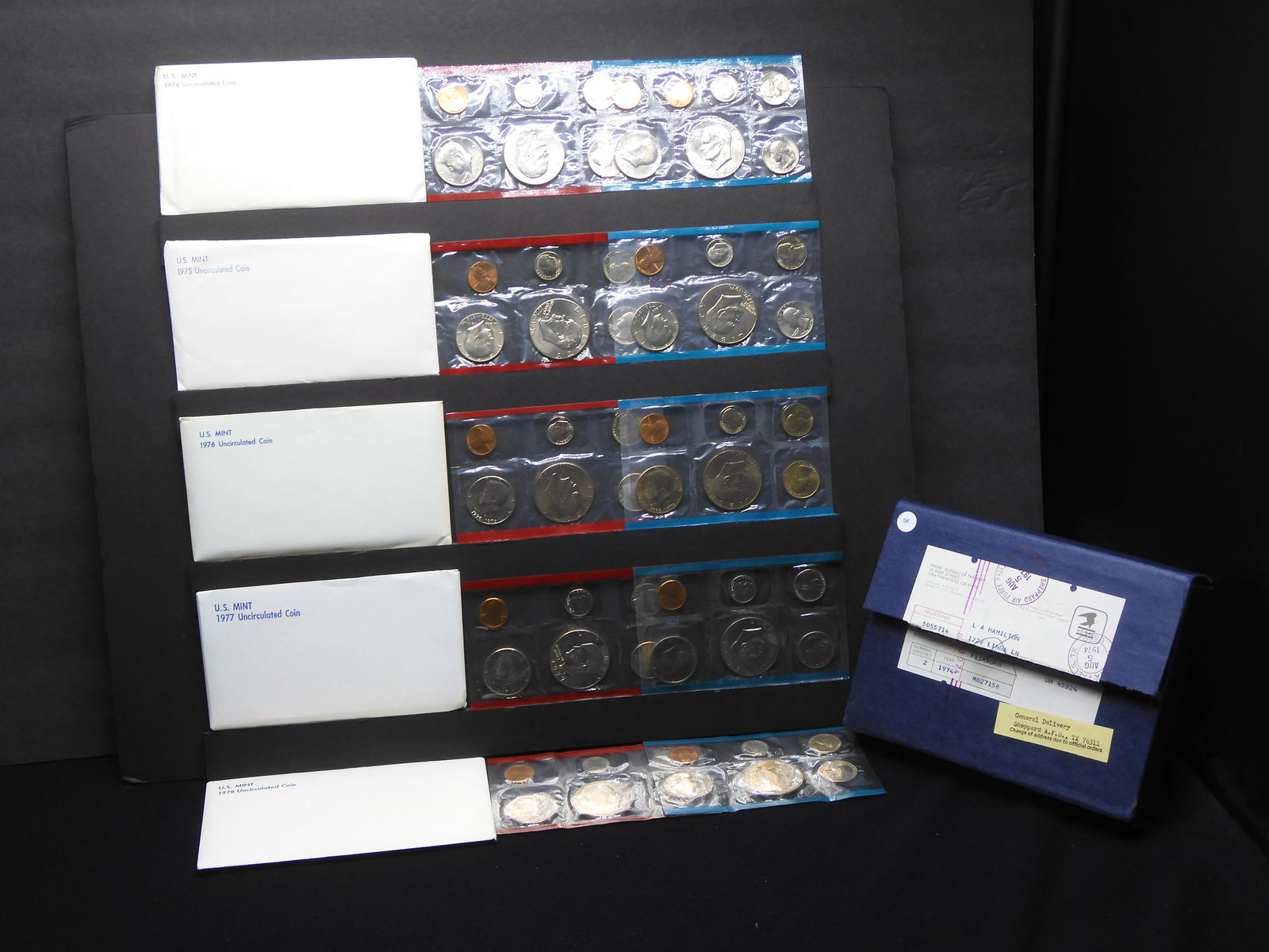1974, 1975, 1976, 1977, 1978 Phil. & Denver US Mint Sets With Original Gov't Packaging & COA's.  61 (1 of 16)