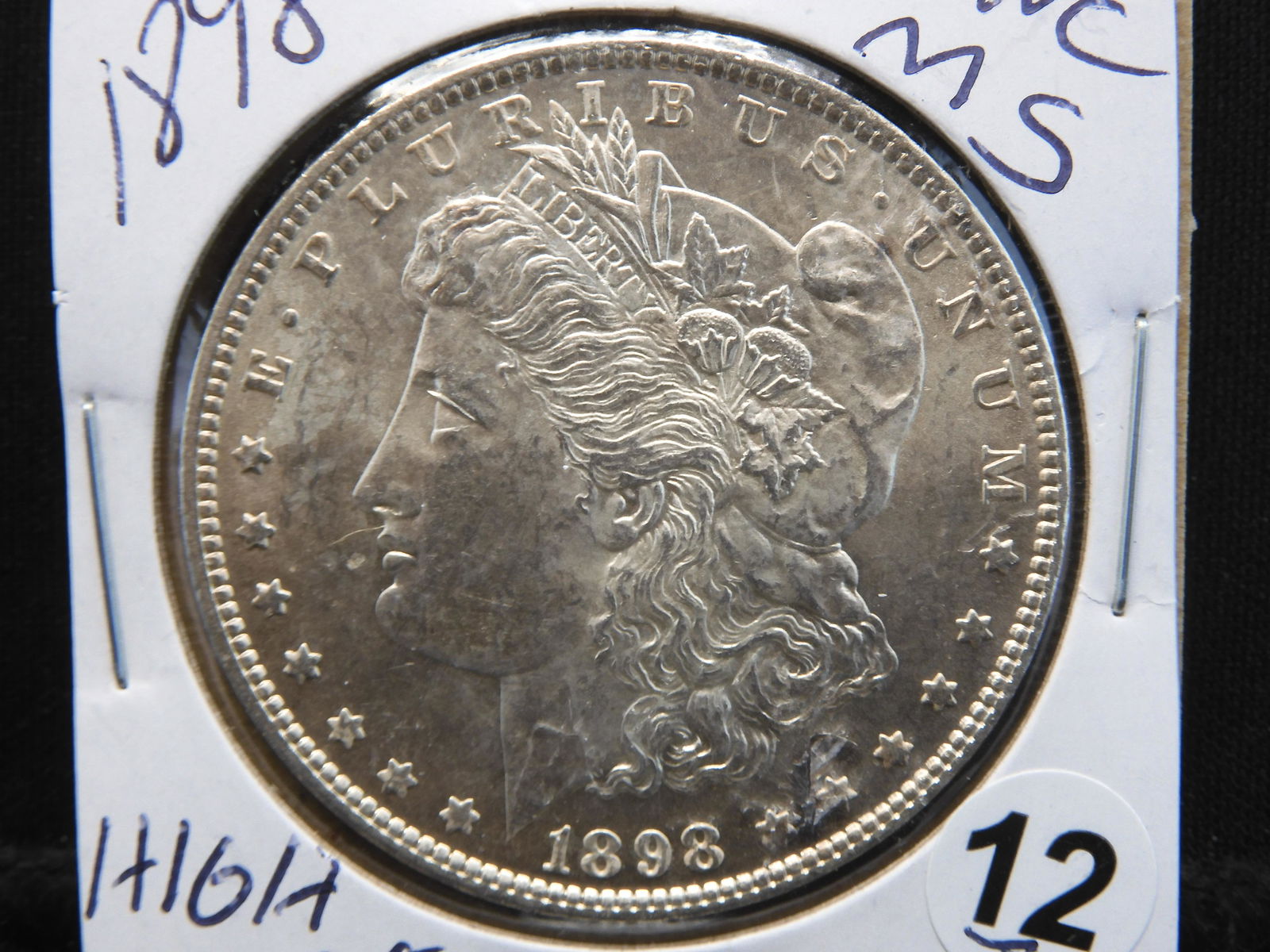 1898 Morgan Dollar - UNC / High MS Grade Coin - 90% Silver (1 of 3)