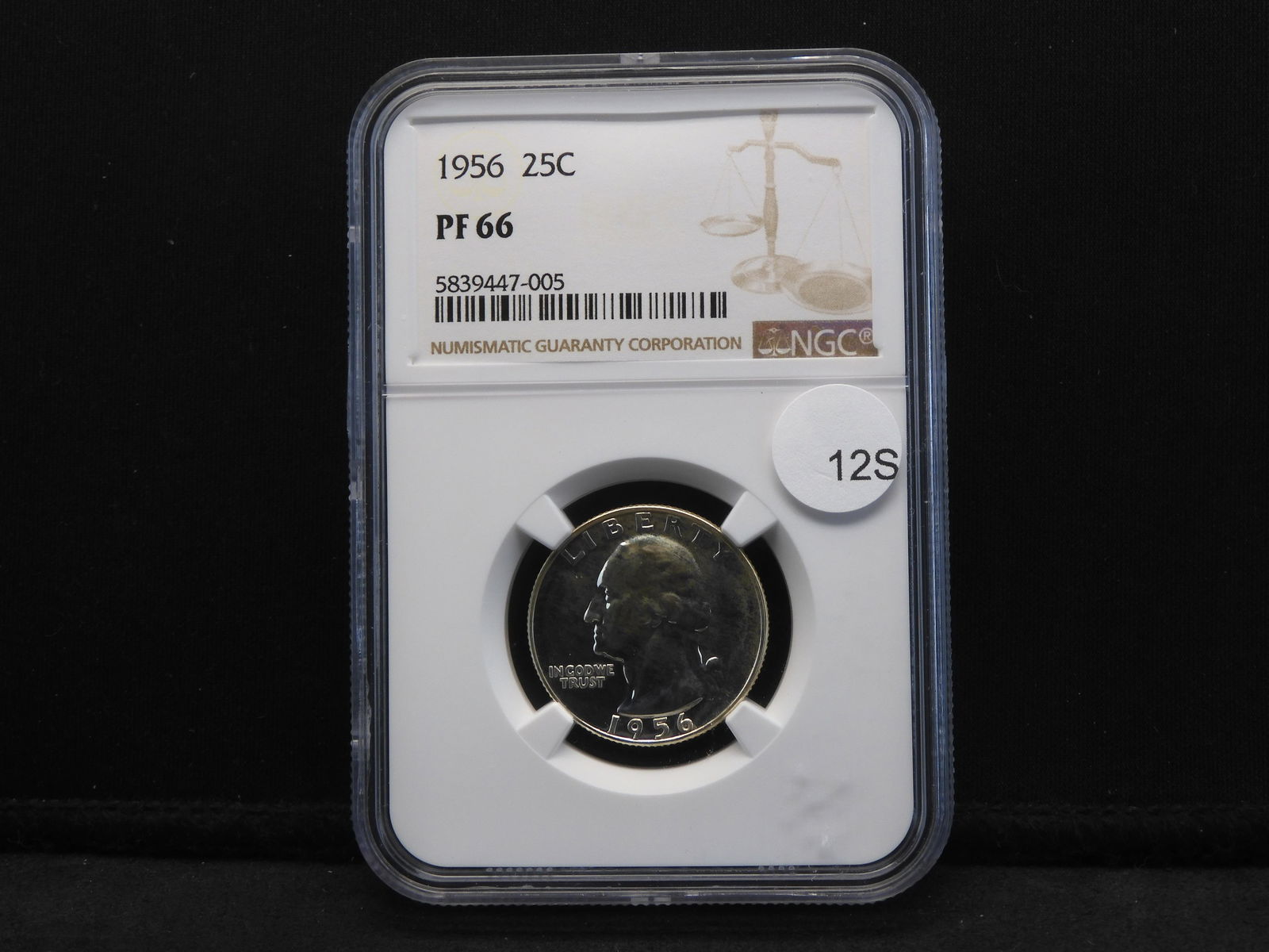 1956 Silver Proof Washington Quarter - NGC - PF 66 (1 of 4)