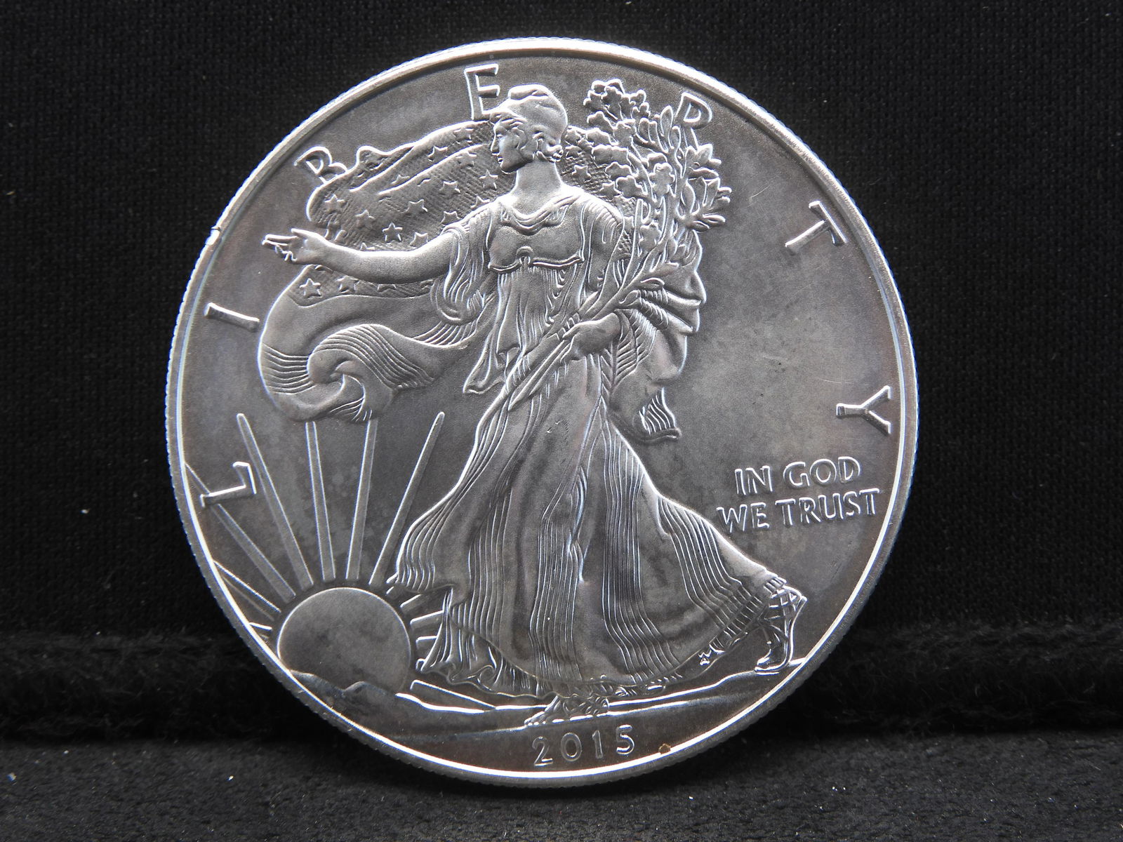 2015 Silver Eagle - 1oz silver - High Grade / Beautiful Coin (1 of 2)