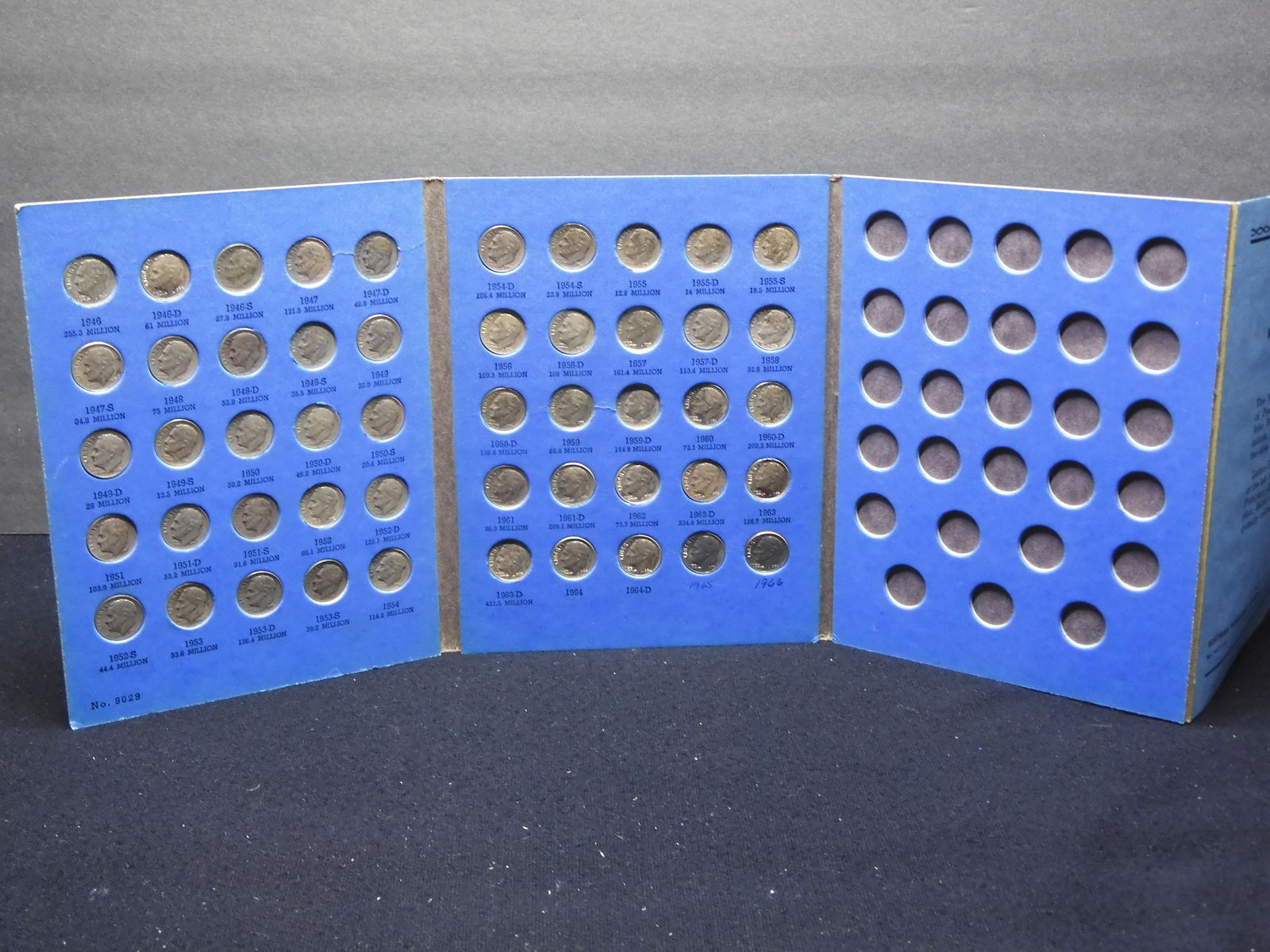 1946-64 Complete Roosevelt Silver Dime Collection - 50 Coins (1 of 8)