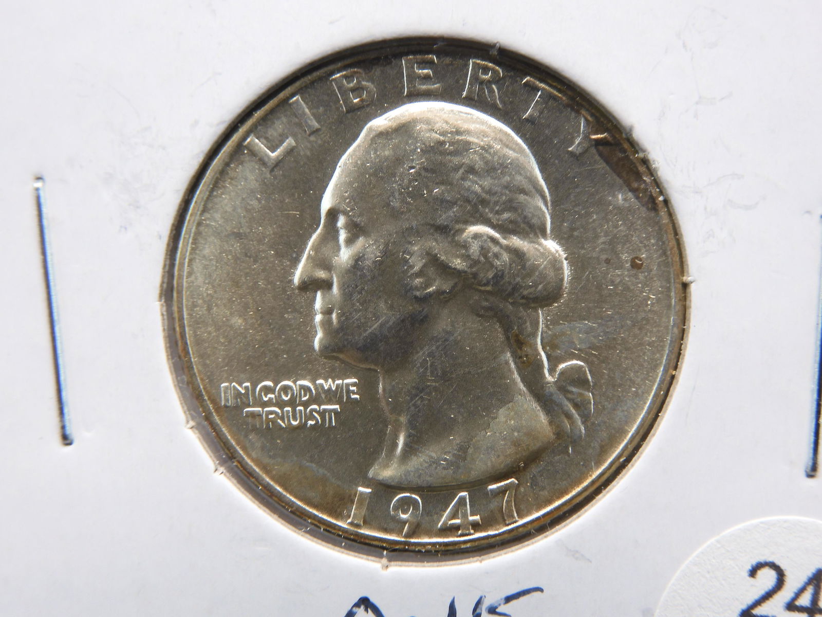 1947 Silver Washington Quarter - High Grade - Great Detail!! (1 of 3)