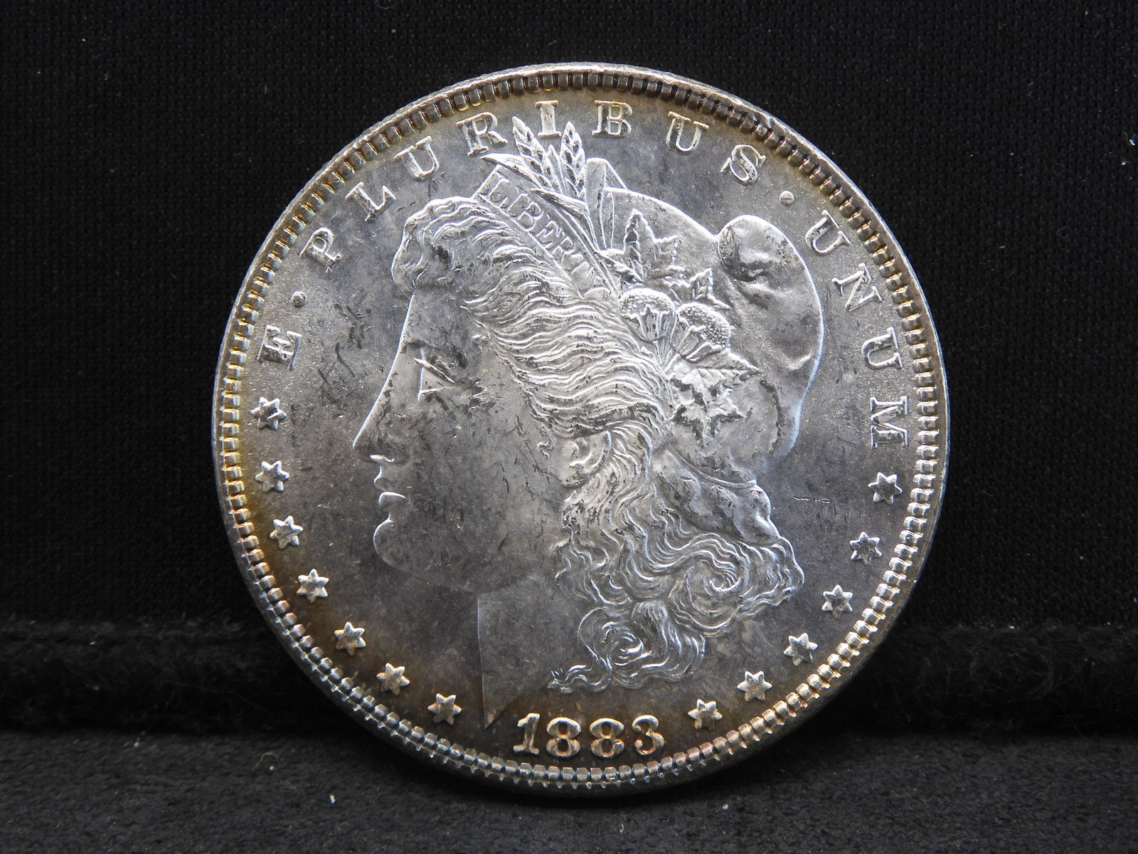1883 Morgan Dollar.  Very choice BU.  Nice tone. (1 of 3)
