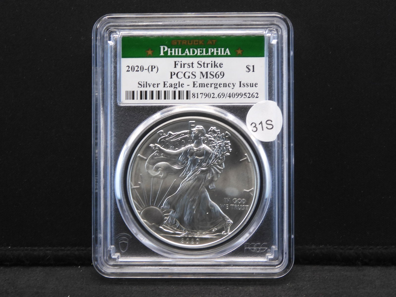 2020(P) Emergency Issue - Silver Eagle - PCGS - MS 69 (1 of 4)