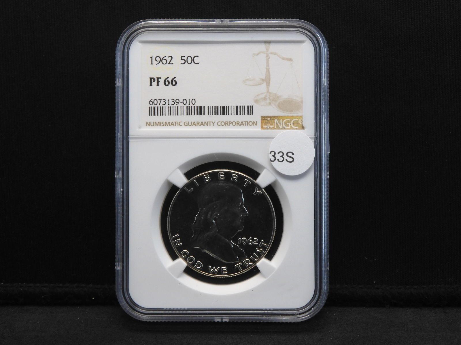 1962 Silver Proof Franklin Half Dollar - PCGS - PF 66 (1 of 4)