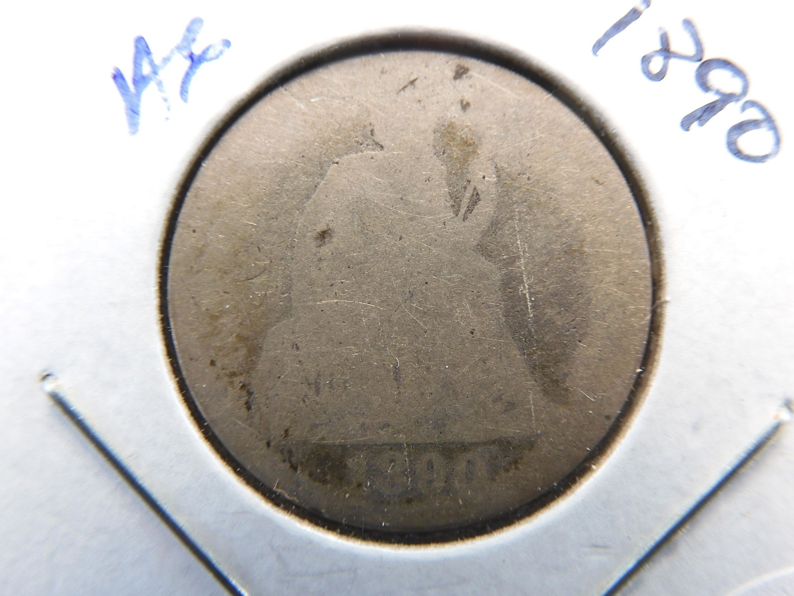 1890 Silver Seated Dime (1 of 3)