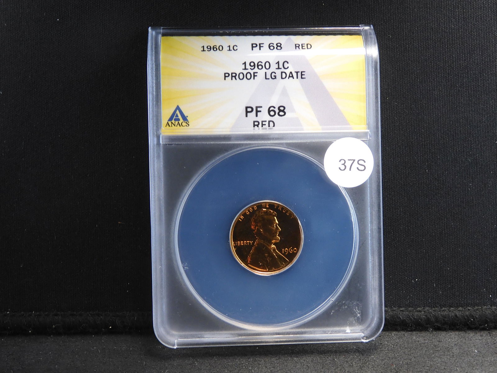 1960 Lincoln Proof Wheat Cent - ANACS - PF 68 Red High Grade (1 of 4)