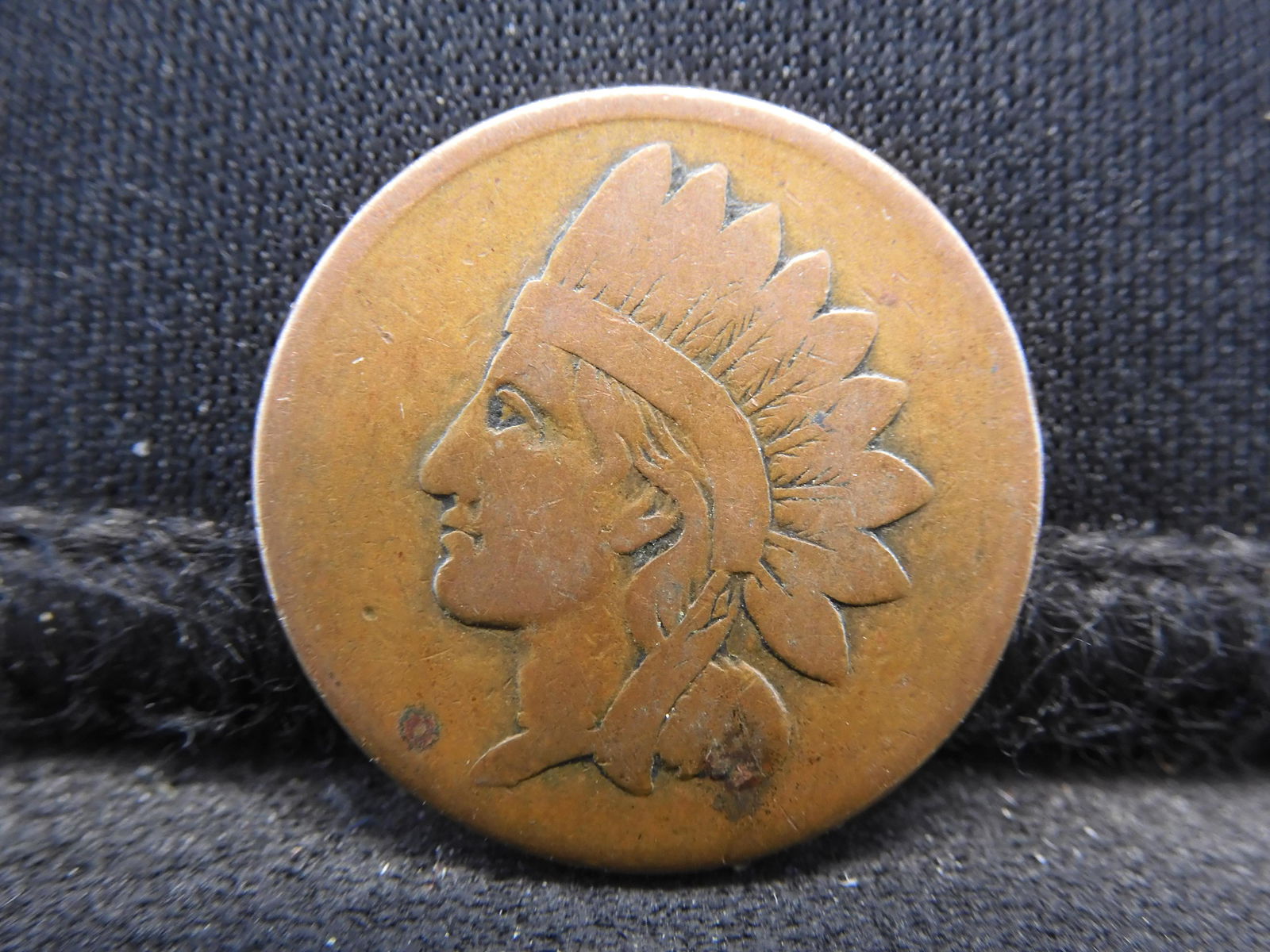 Patriotic Civil War Token.  'Not One Cent' (1 of 2)