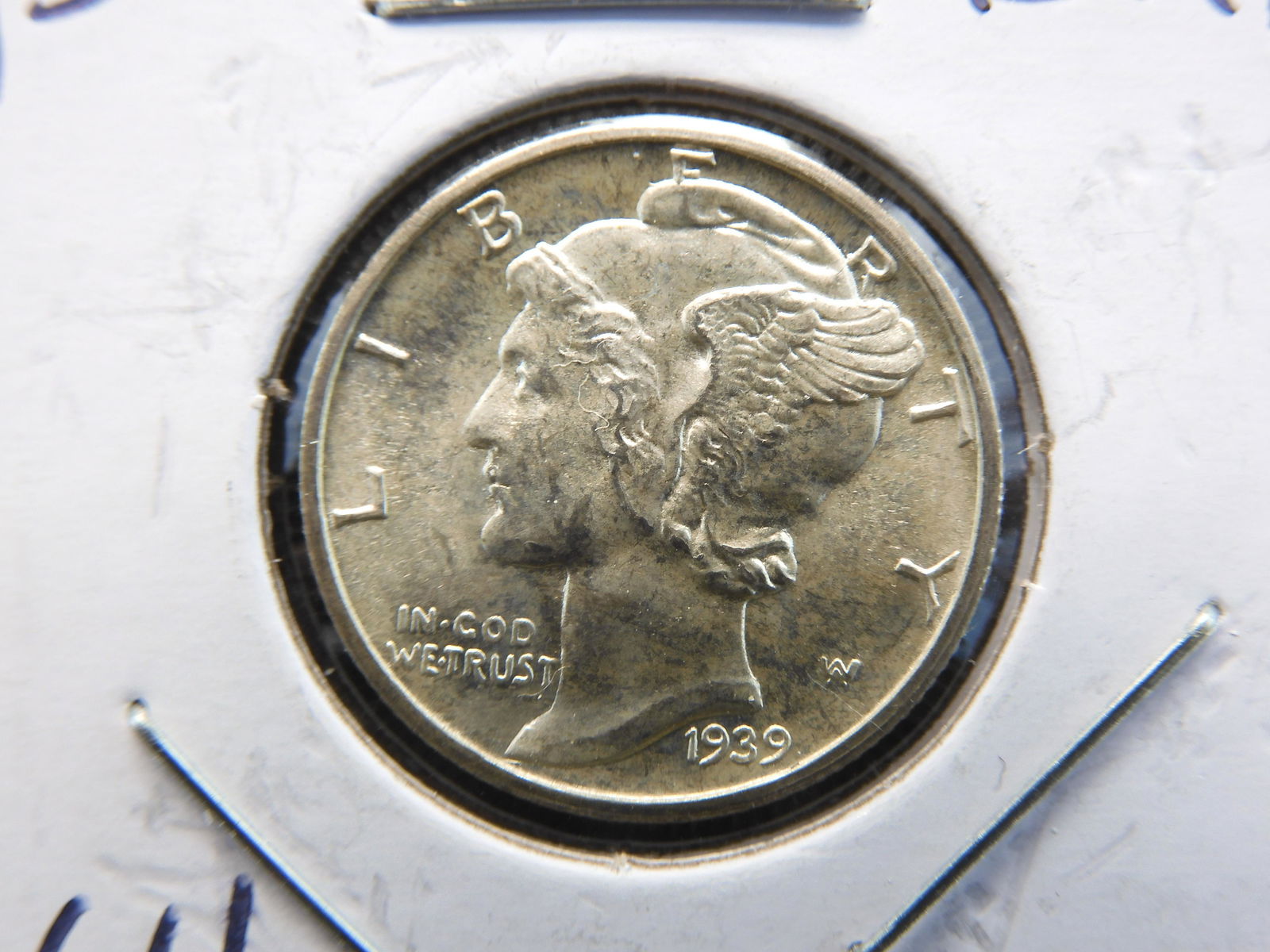 1939-D Mercury Dime - Full Bands - Very High Grade (90% Silver) (1 of 3)