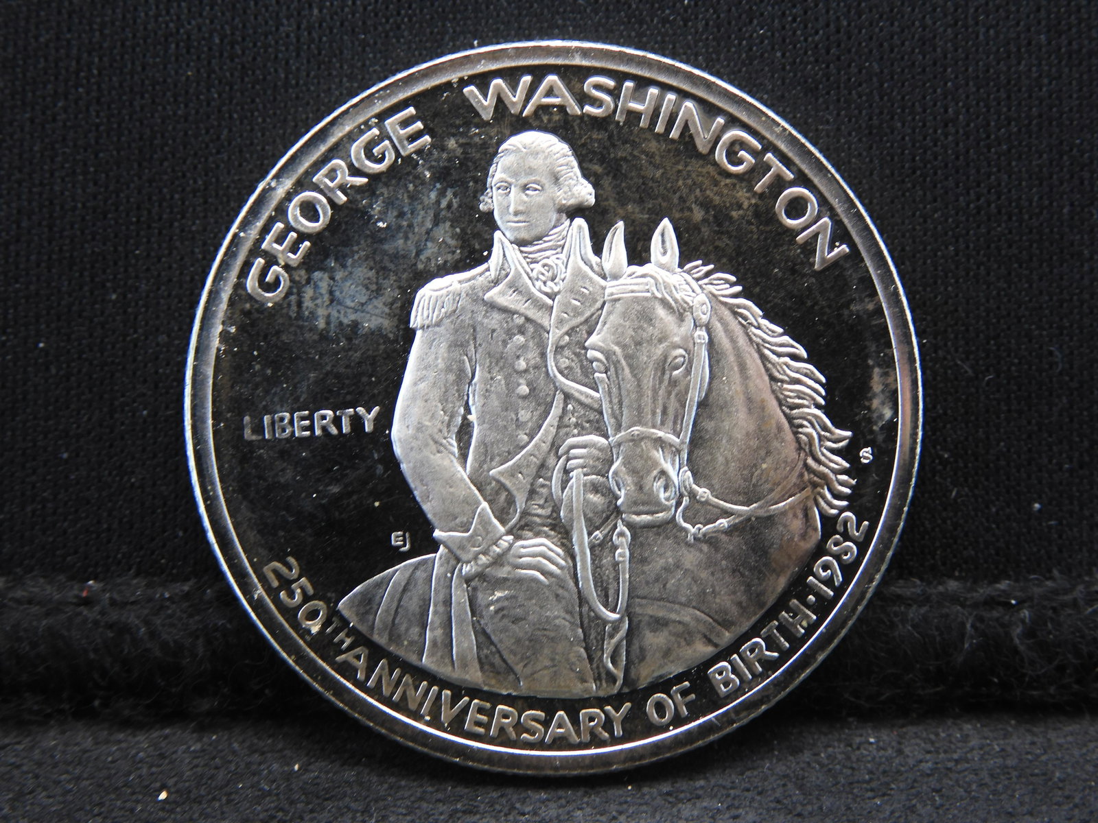 1982-S George Washington 250th Anniv. Of Birth Commemorative Proof SILVER Half Dollar.: 1982-S George Washington 250th Anniv. Of Birth Commemorative Proof SILVER Half Dollar.