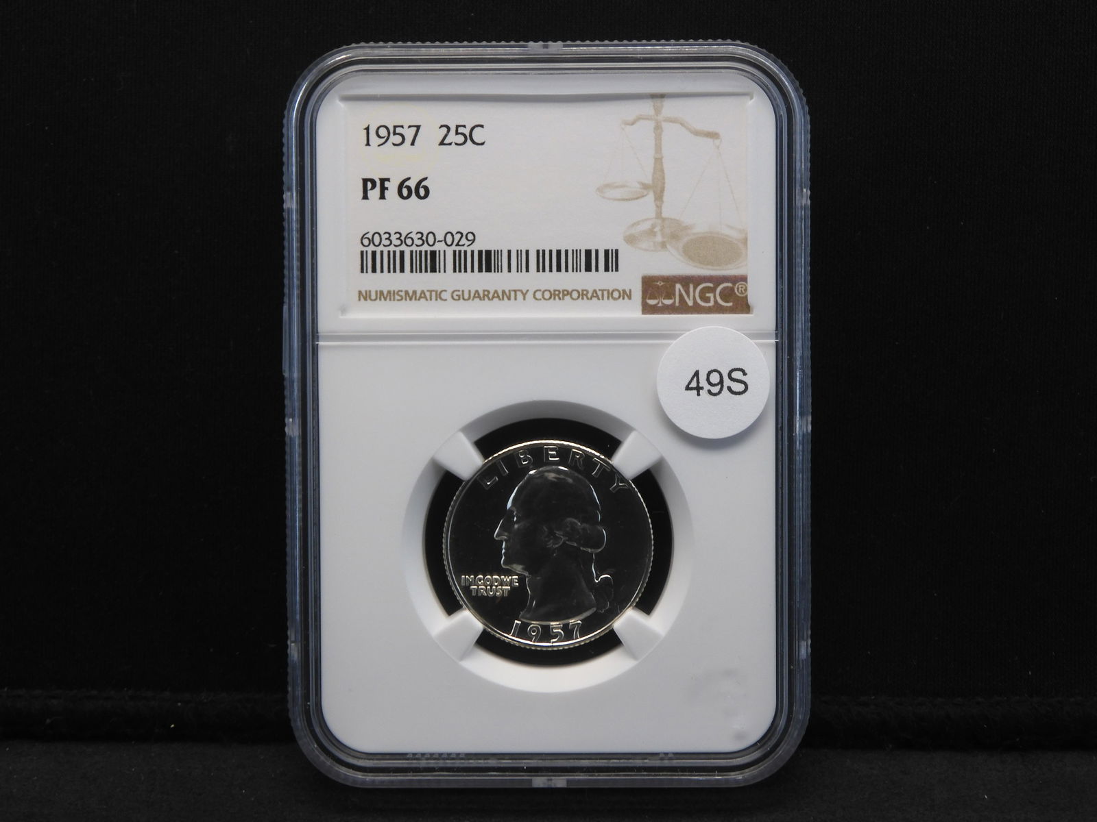 1957 Proof Silver Washington Quarter - NGC - PF 66 (1 of 4)