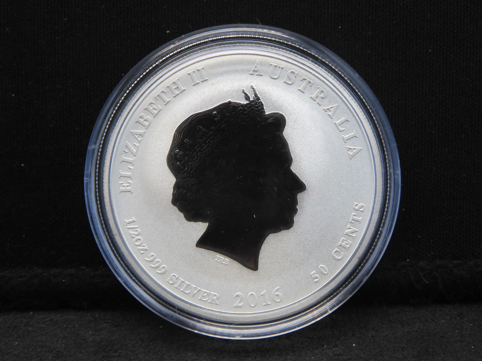 2016 Australia Year of the Monkey .999 Silver Lunar Coin in Capsule (1 of 2)