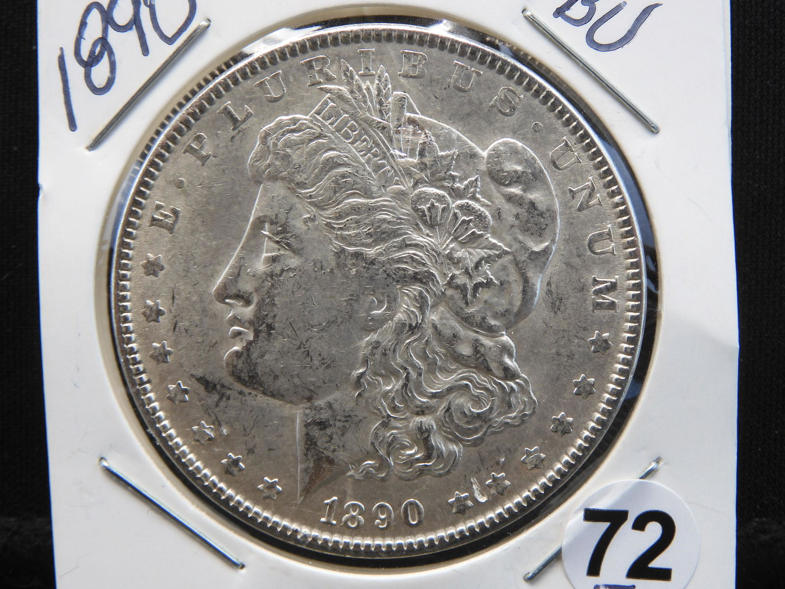 1890 Morgan Dollar - BU Higher Grade Coin - 90% Silver (1 of 3)