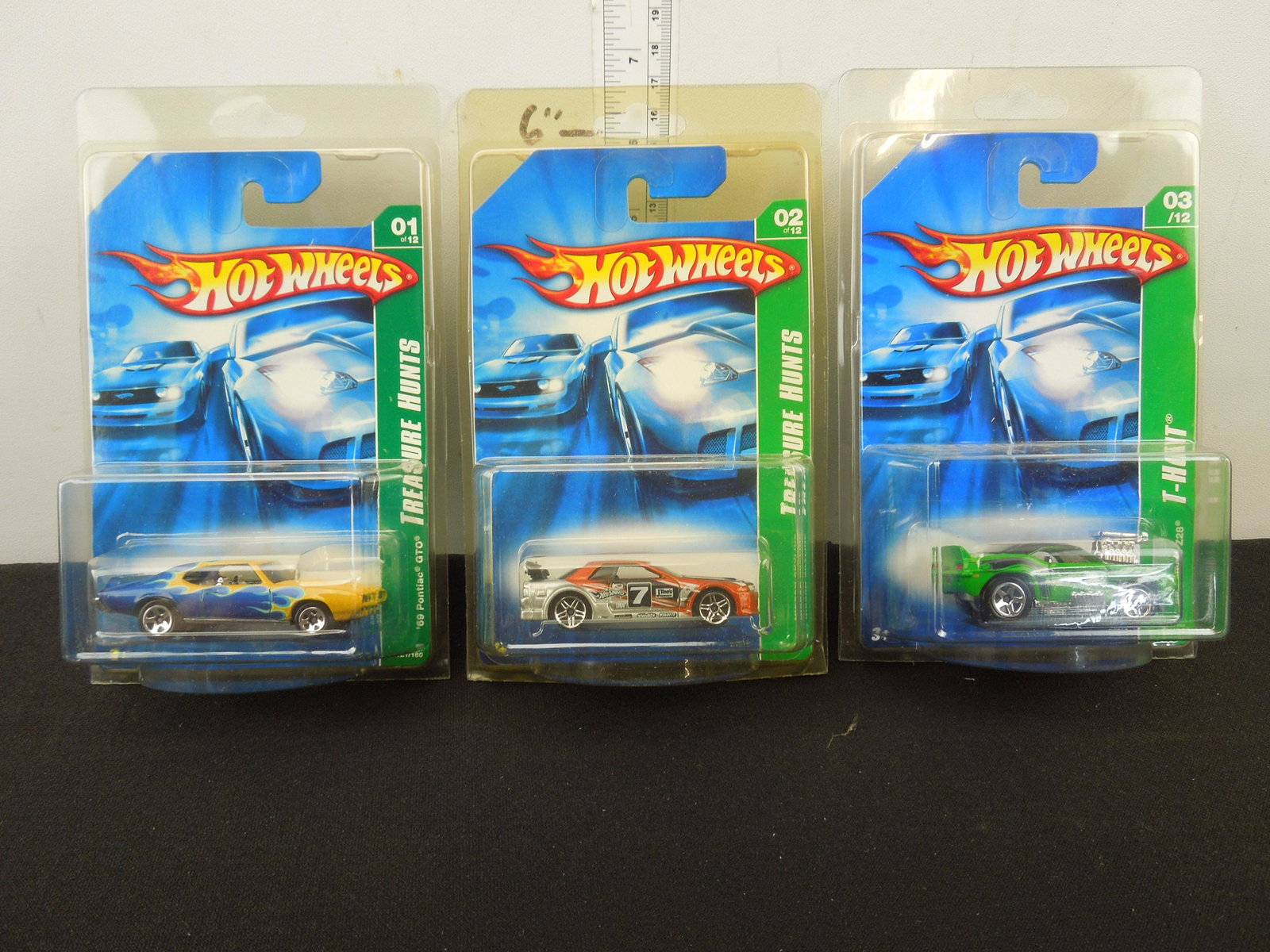 2007 Treasure Hunts; #121 '69 Pontiac GTO, #122 Nissan Skyline, & #123 '69 Camaro Z28: 2007 Treasure Hunts; #121 '69 Pontiac GTO, #122 Nissan Skyline, & #123 '69 Camaro Z28