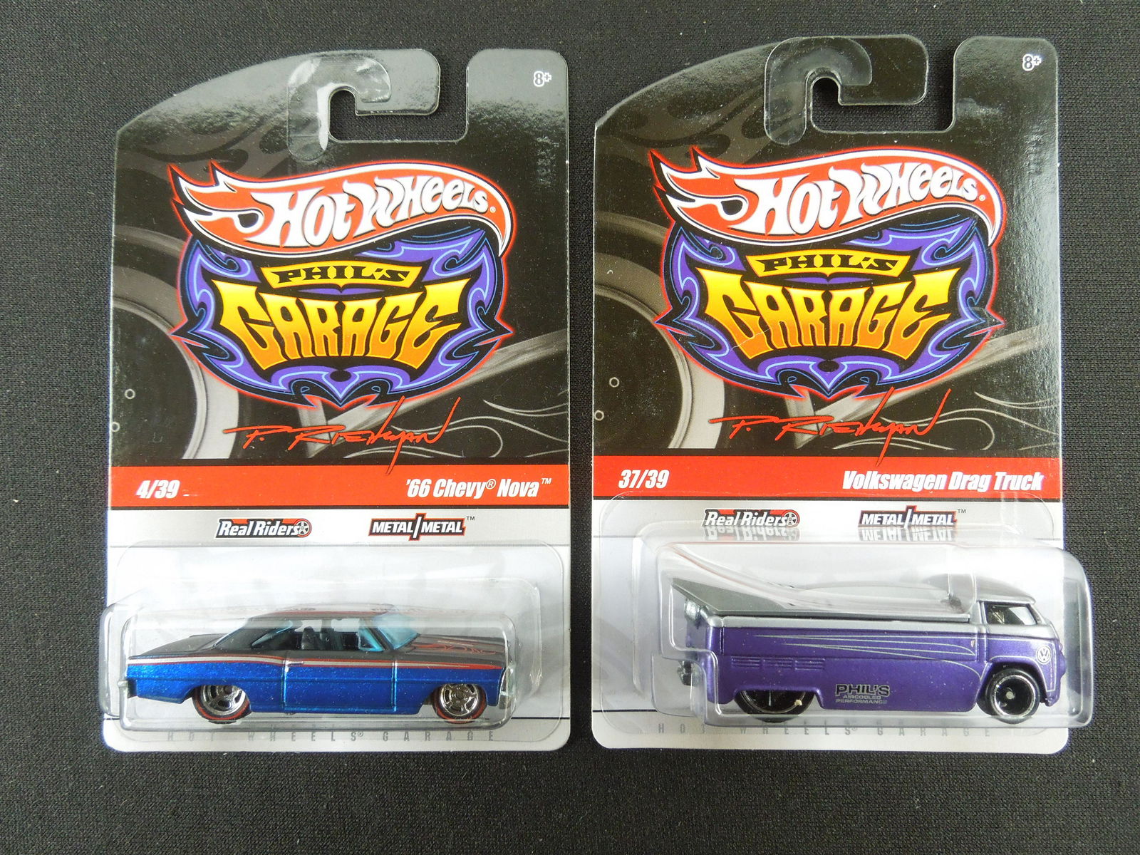 2009 Phil's Garage #4 '66 Chevy Nova & #37 Volkswagen Drag Truck in Purple (1 of 2)