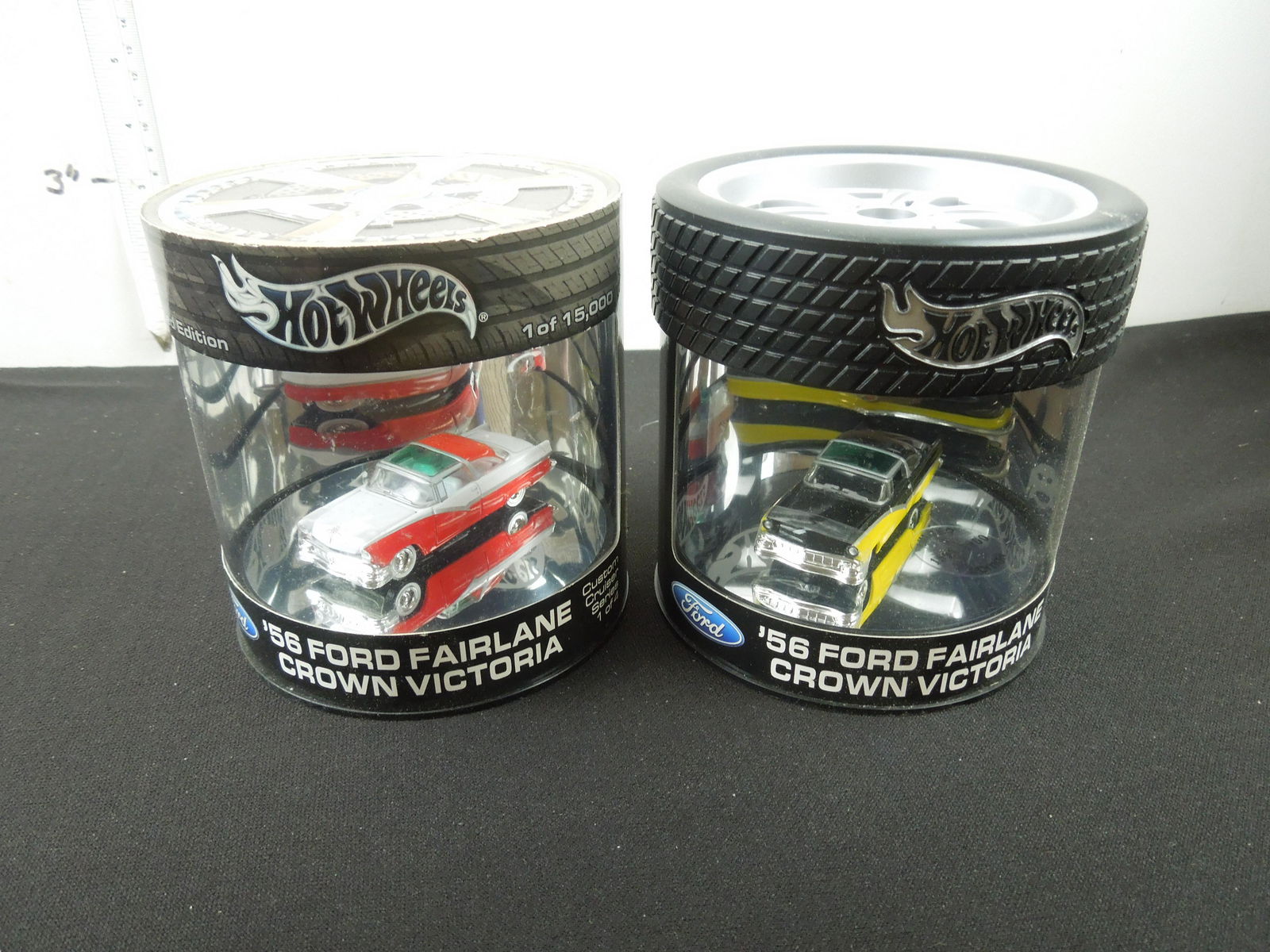 2003 '56 Ford Fairlane Crown Victoria in 2 Color & Oil Can Package Variations (1 of 4)