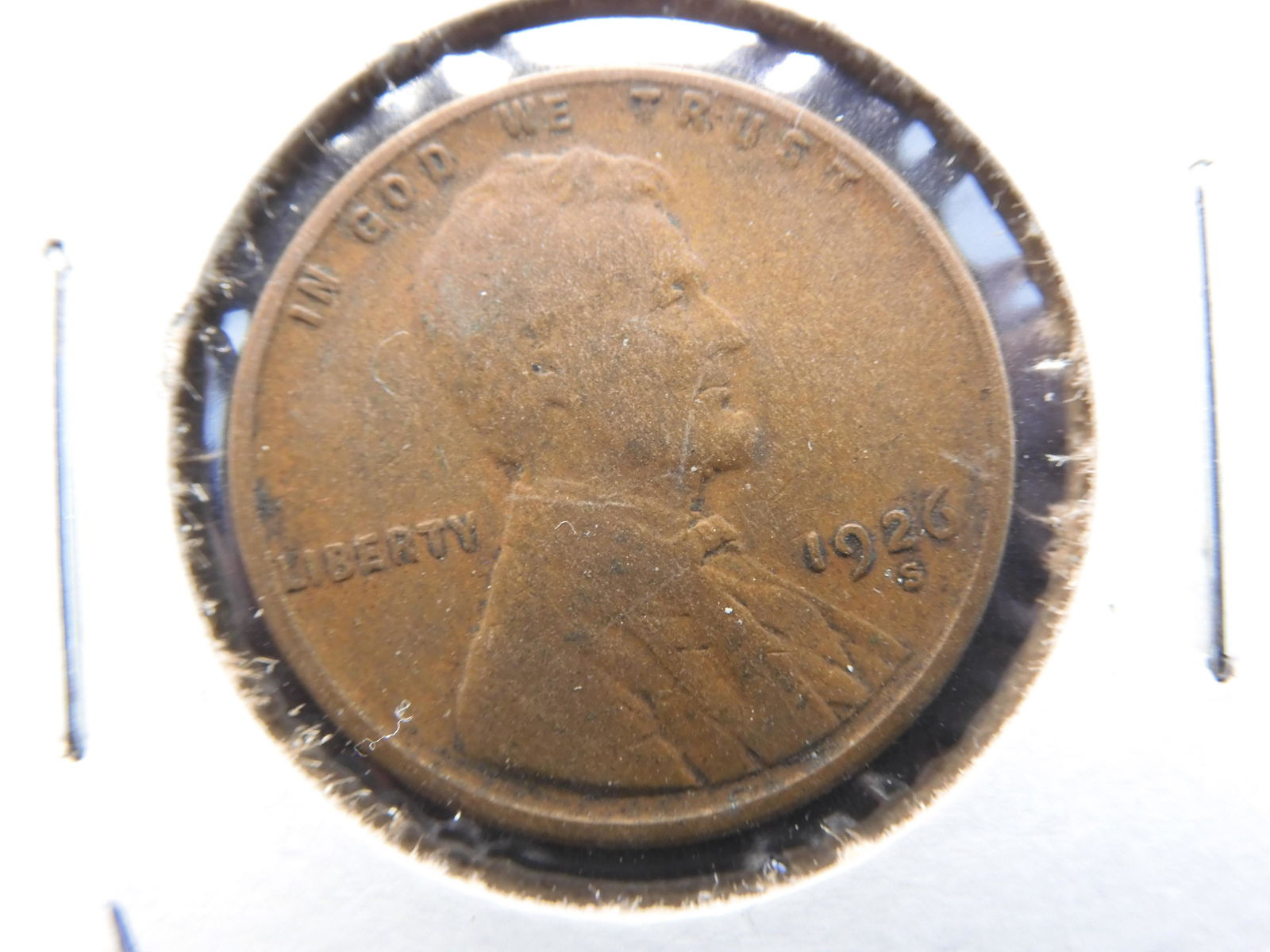 Semi Key 1926-S Lincoln Cent . Very Good Detail. (1 of 3)