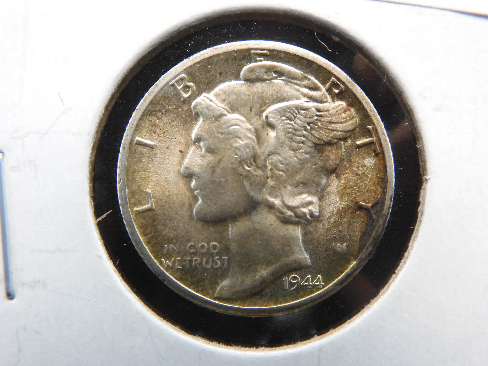 1944-D Mercury Dime - 5 Bands - Ful Bands! (1 of 3)