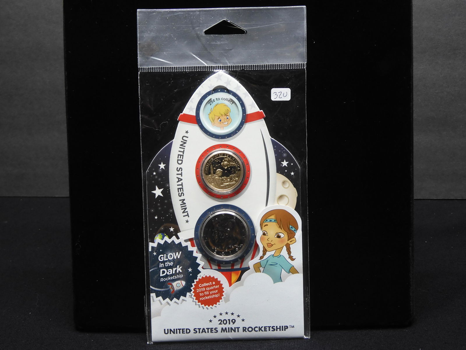 2019 Special U.S. Mint Rocket Ship set including a Proof 2019-S Native  American Dollar and the Rare (1 of 6)
