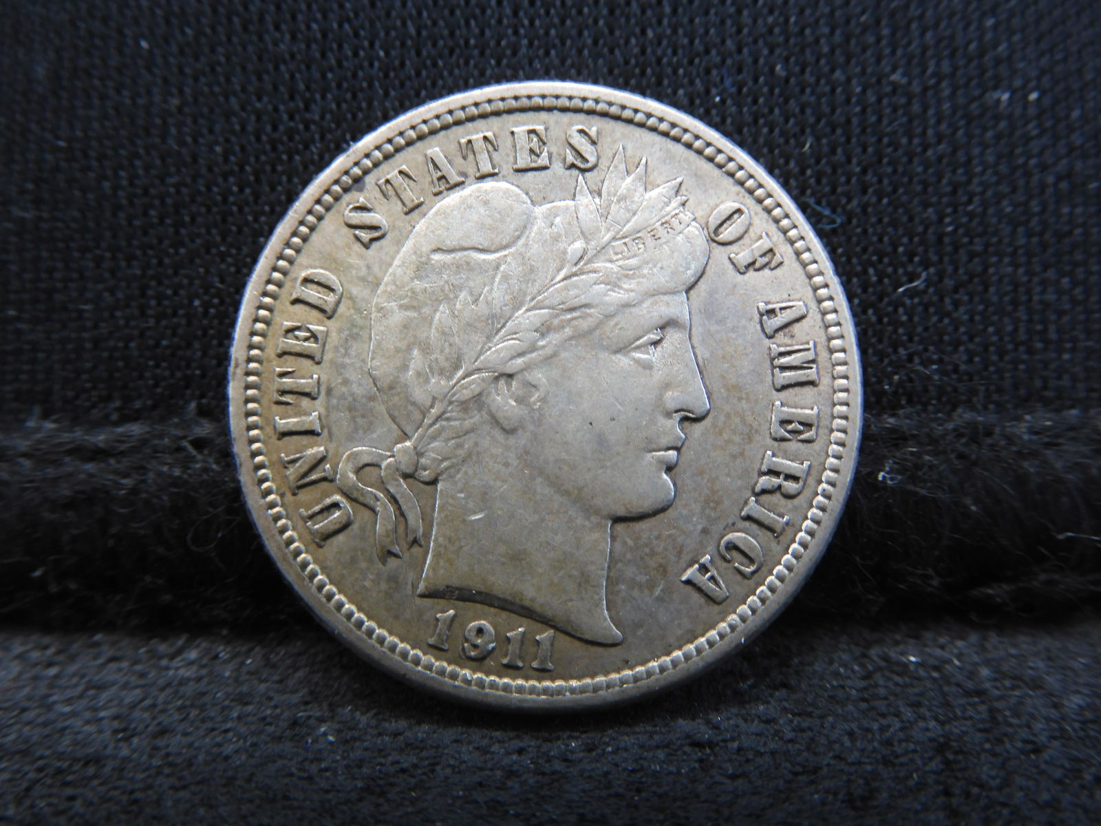 1911 Barber Dime - XF/AU (1 of 2)