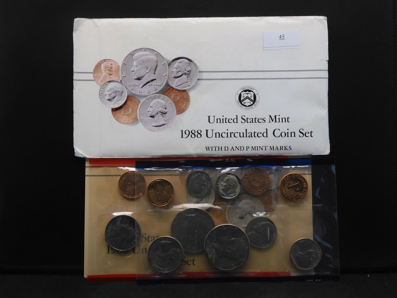1988 U.S. Uncirculated P & D Mint Set - OGP (1 of 6)