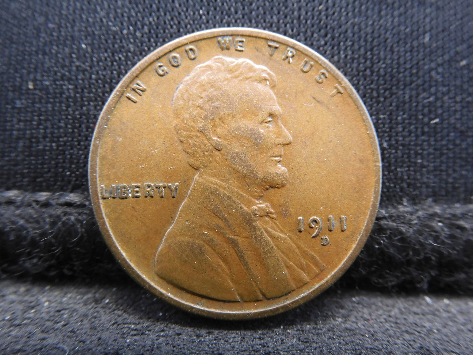 1911-D Lincoln Wheat Cent - XF/AU (1 of 2)