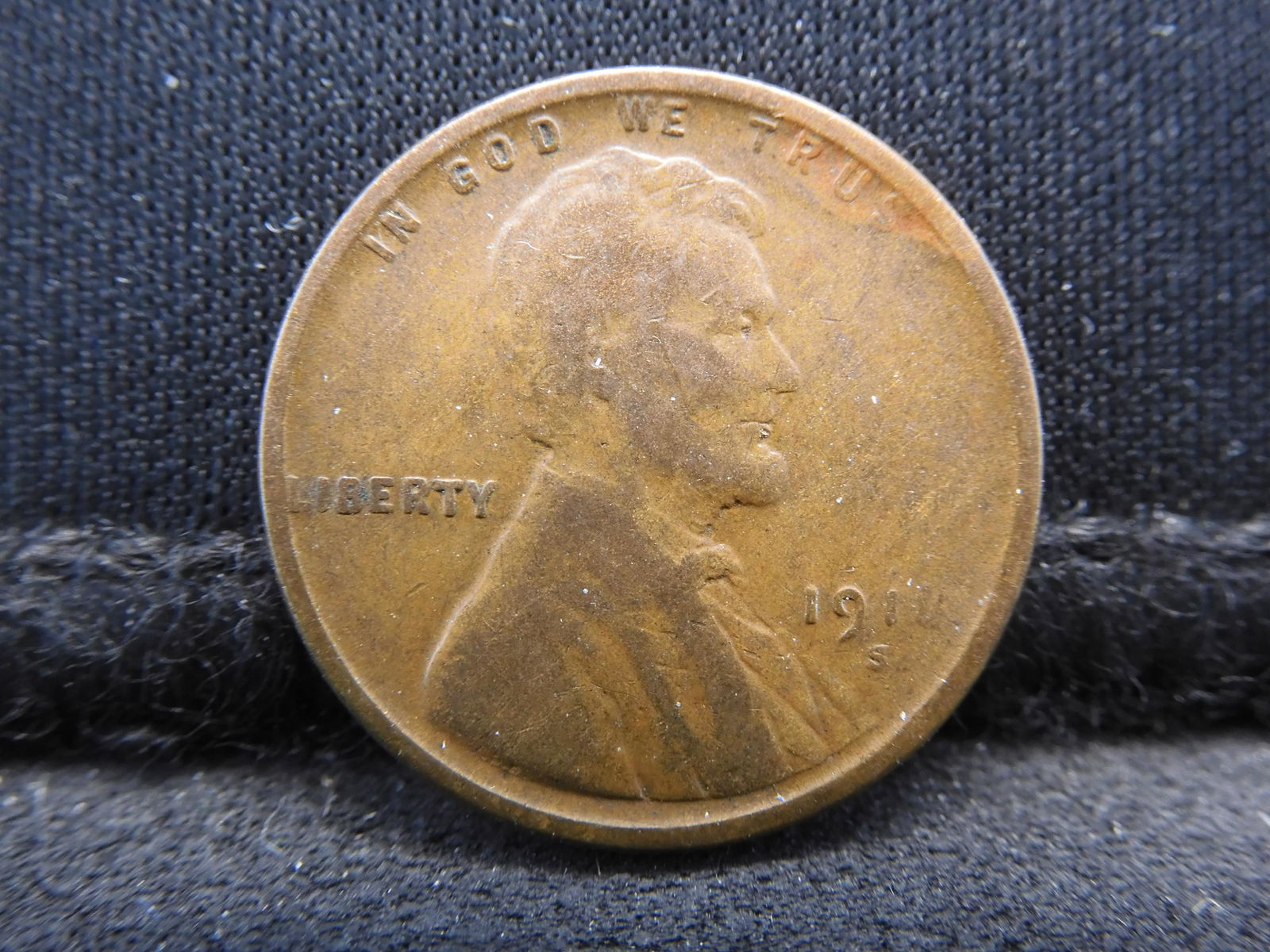 1911-S Lincoln Wheat Cent - Semi-Key Date (1 of 2)