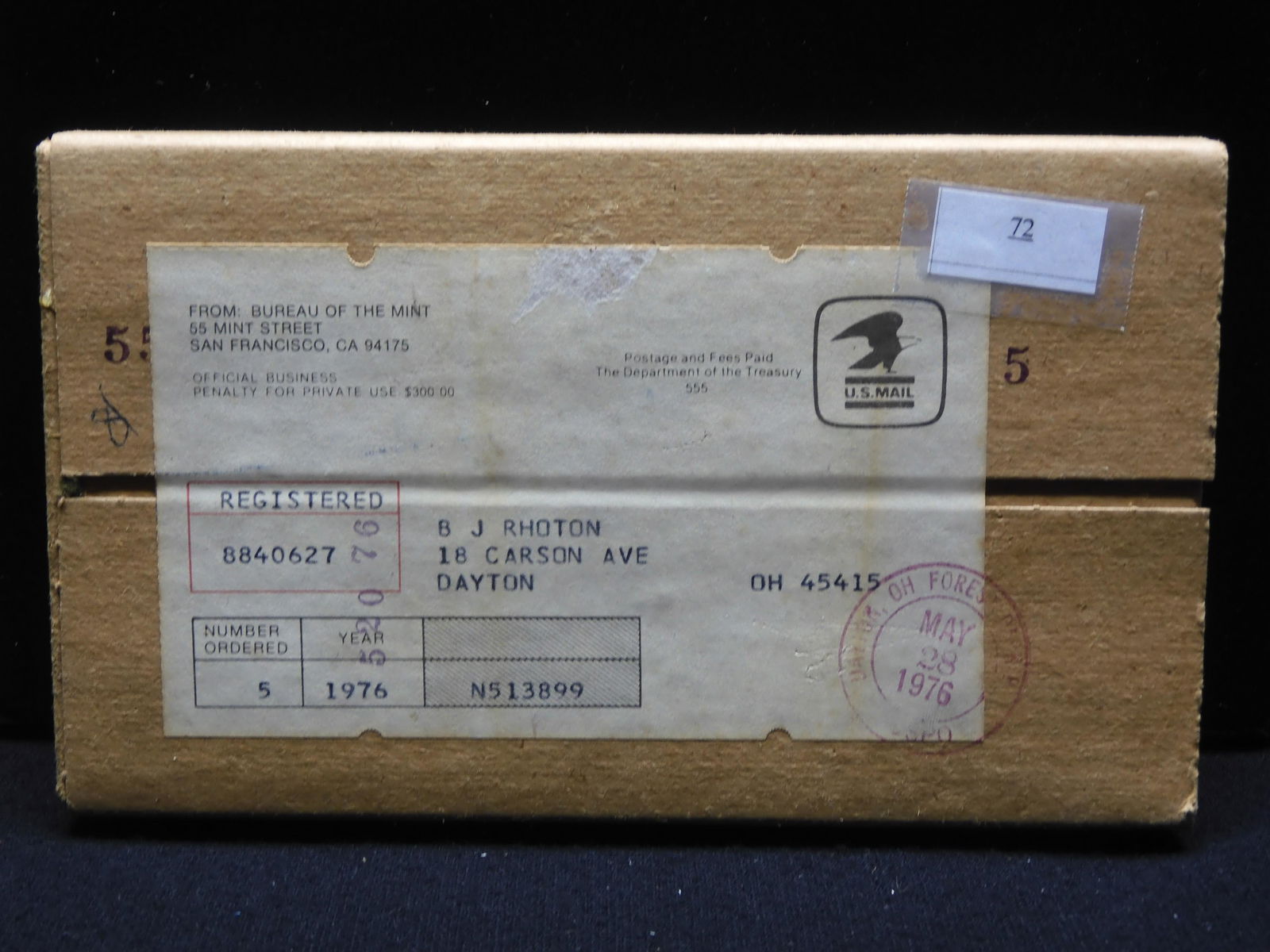 5 - 1976 U.S. Uncirculated P & D Mint Sets - Still Sealed in Original Mint Box (1 of 5)