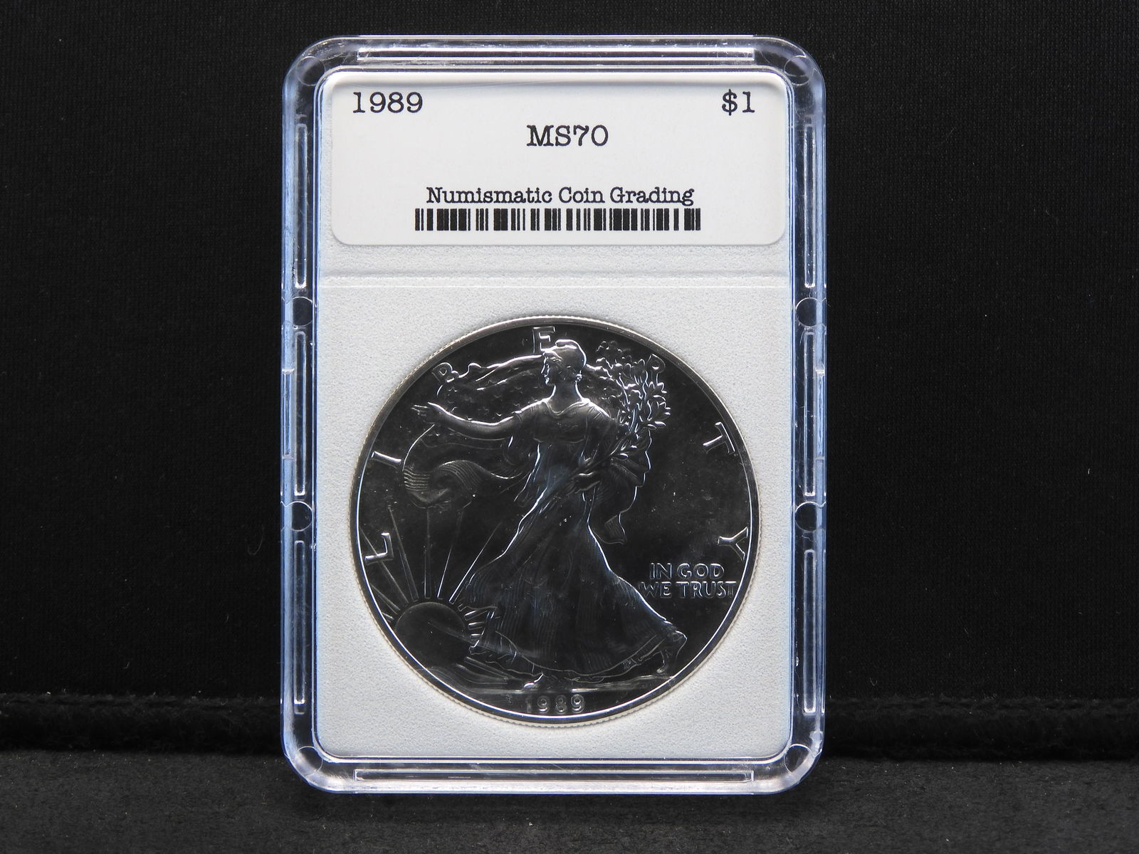 1989 NCG MS70 American Silver Eagle - Perfect Grade! (1 of 4)