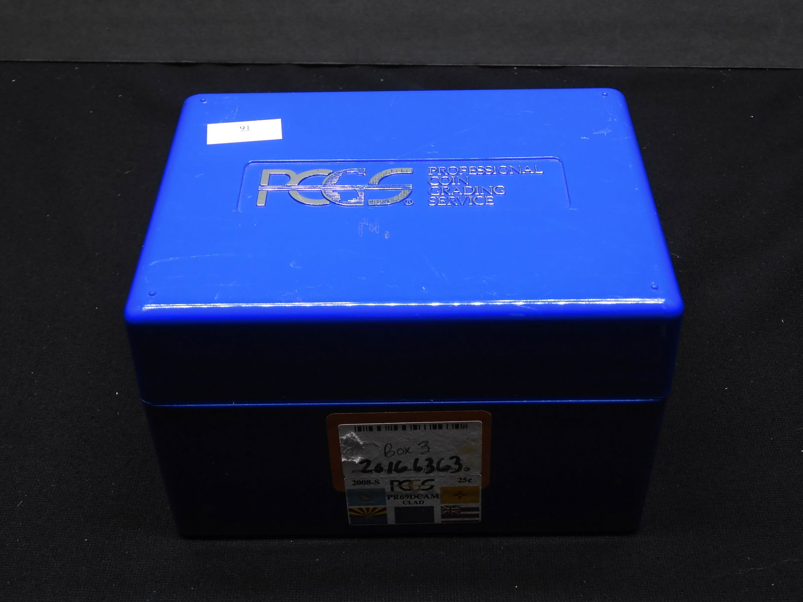 Empty PCGS Case for 10 Holders - Measures Approx. 6 1/4" X 4 3/4" X 4" (1 of 2)