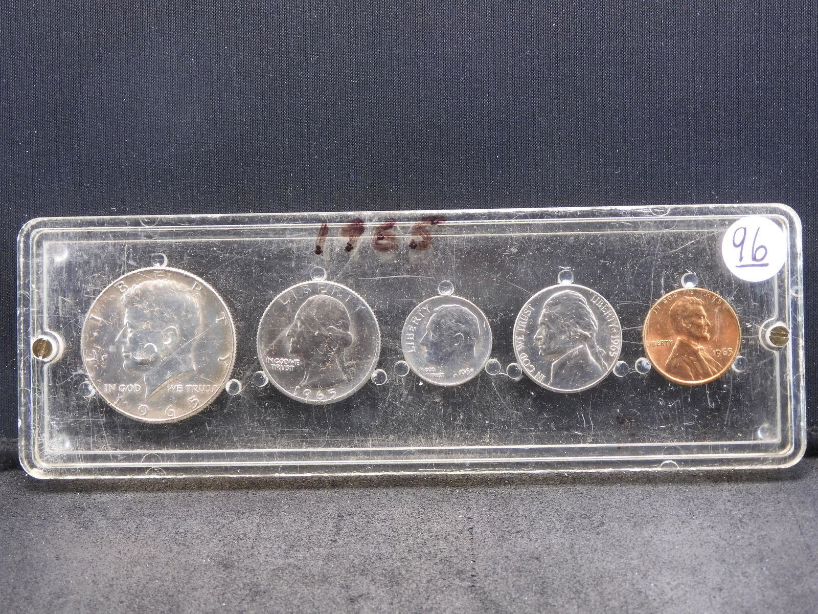 1965 Year Set w/ 40% Silver Kennedy Half Dollar - 5 Coins (1 of 2)