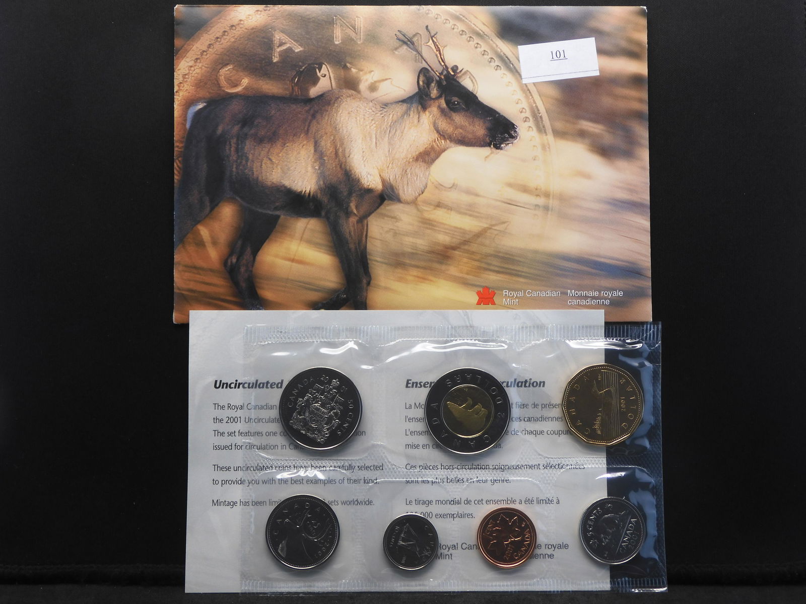 2001 Canadian 7 Coin Uncirculated Set OGP (1 of 4)