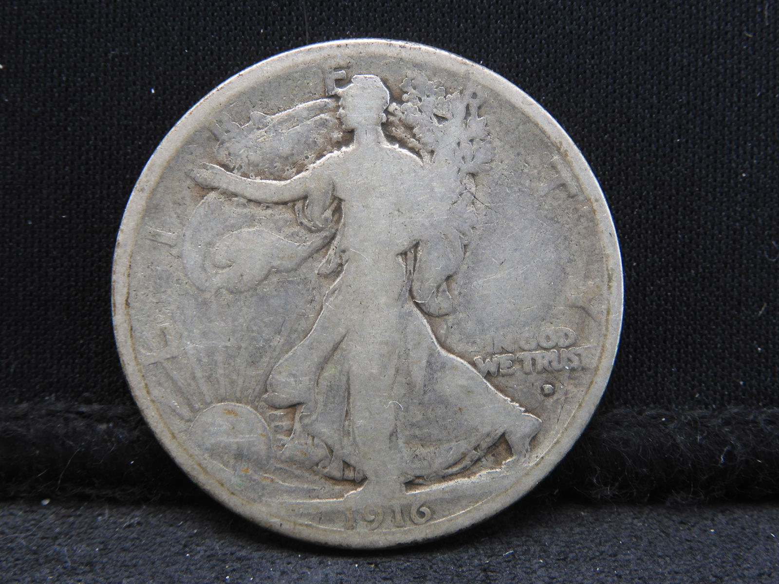 1916-D Walking Liberty Half Dollar - First Year of Issue (1 of 2)