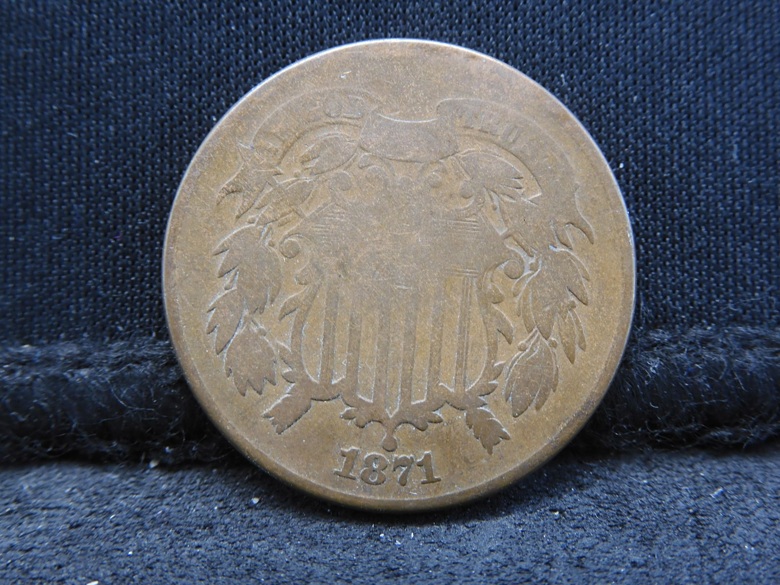 1871 Two Cent Piece - Seldom Seen (1 of 2)